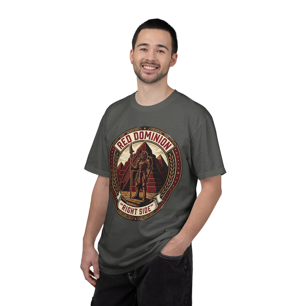 Power Runs Black PRB Red Dominion 'Right Side' Graphic T-Shirt by Power Runs Black
