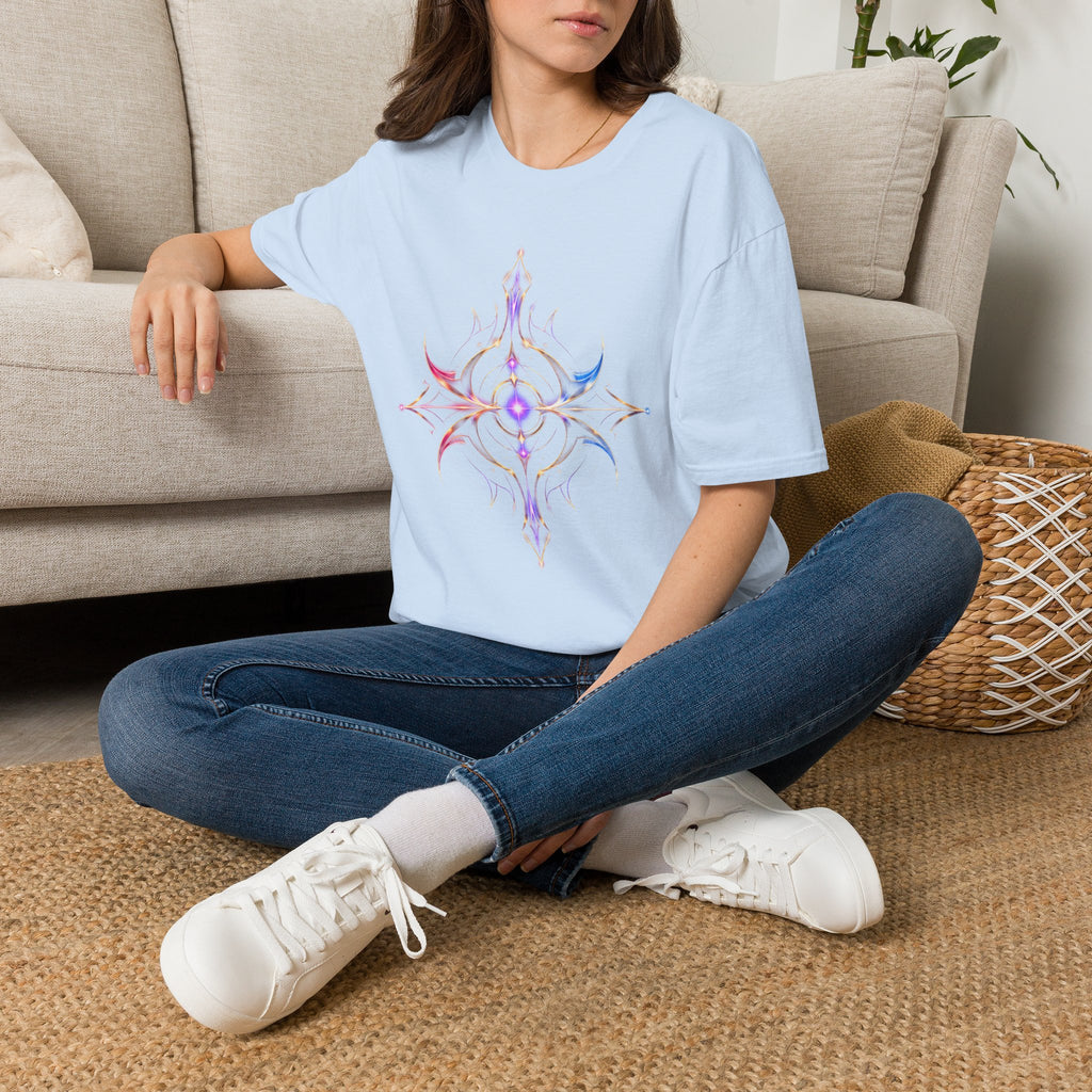 Power Runs Black PRB Pretty Rich Bitch The Collection Mystic Mandala Tee — Subtle Pastel Spiritual Graphic T-Shirt by Printify