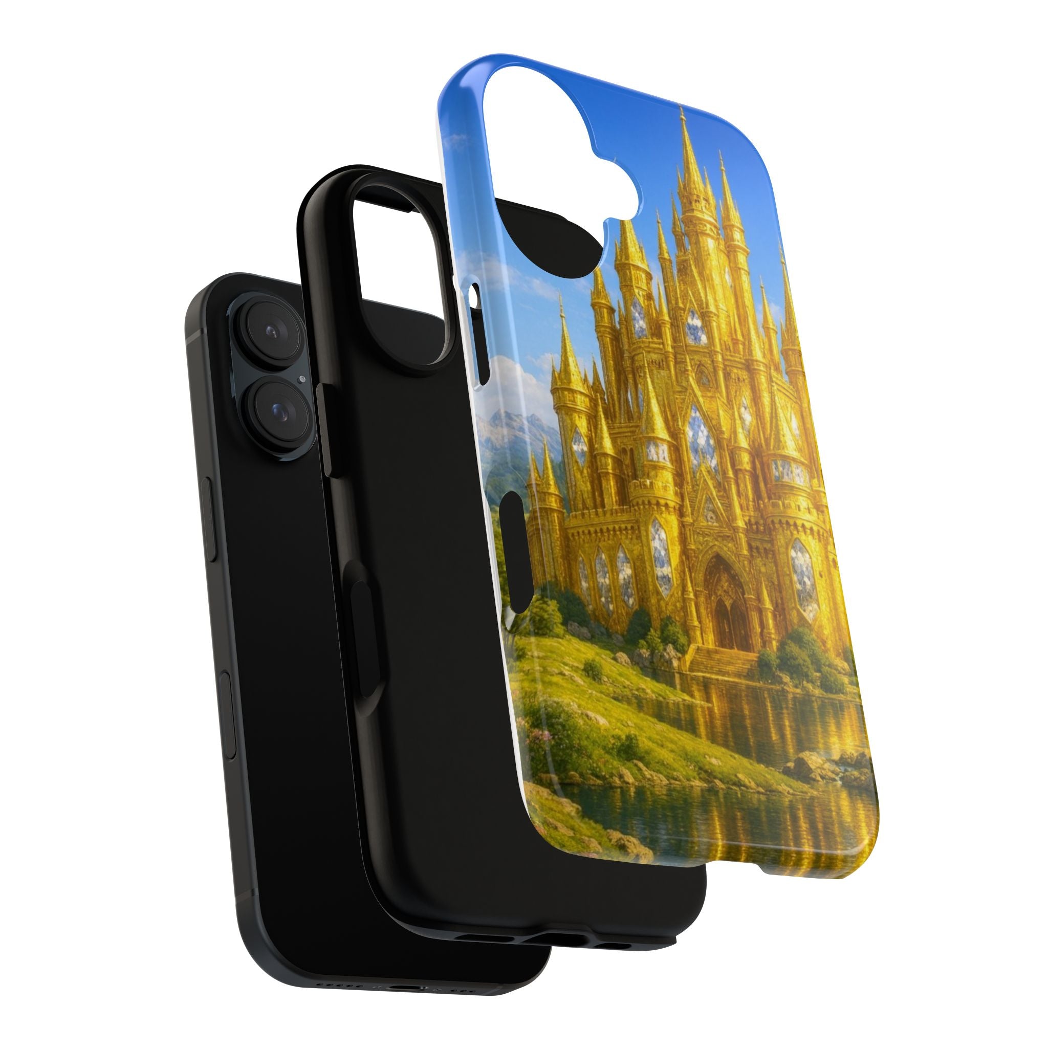 PRB Golden Castle iPhone Case | Fantasy Palace Phone Case by Printify