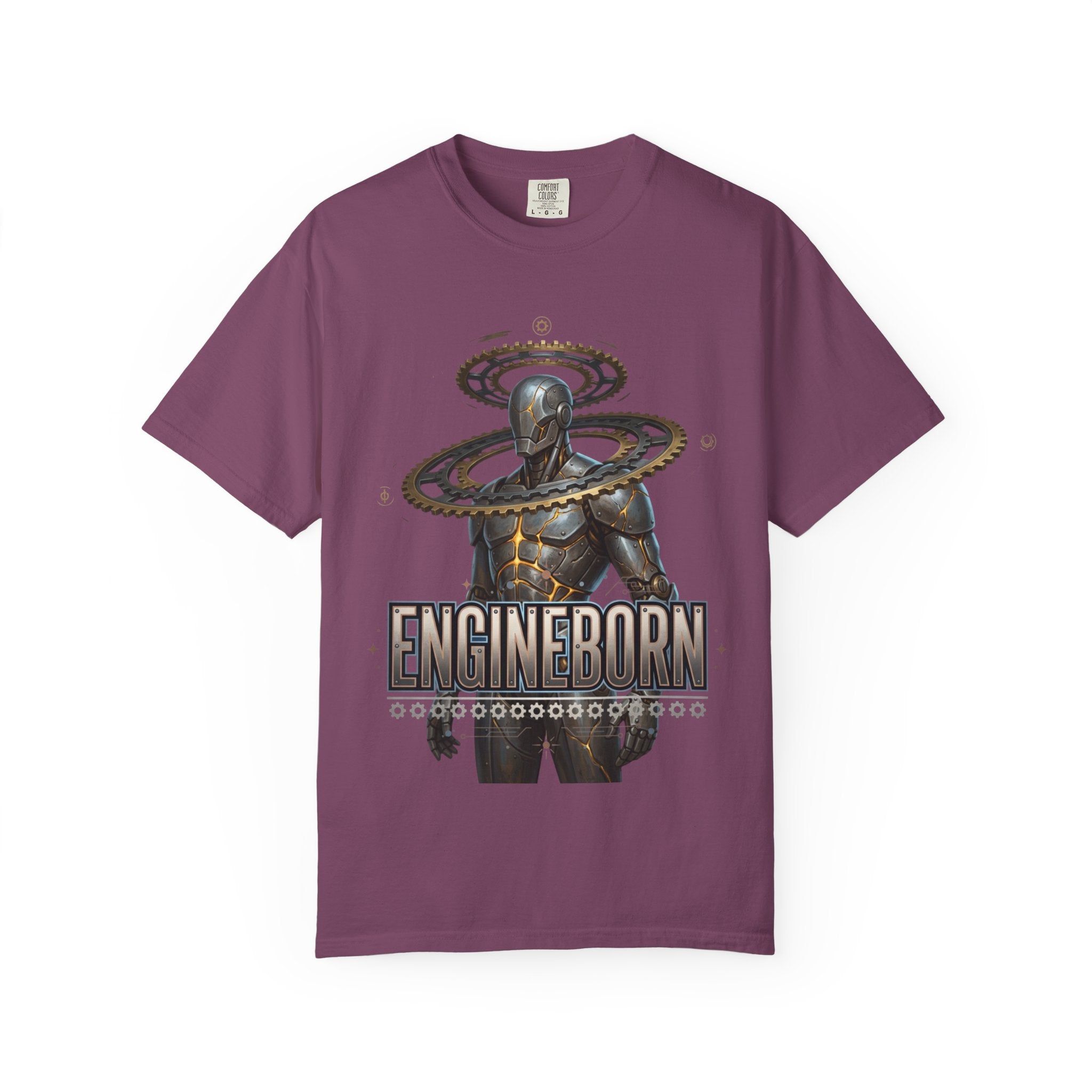 Printify PRB Engineborn Cyborg Figure T-shirt | Futuristic Robot Art - T-Shirt