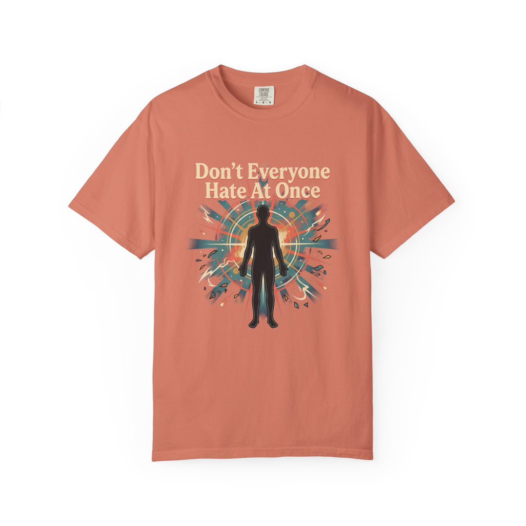 Power Runs Black Don't Everyone Hate Me Once" Retro Silhouette Graphic Tee by Printify