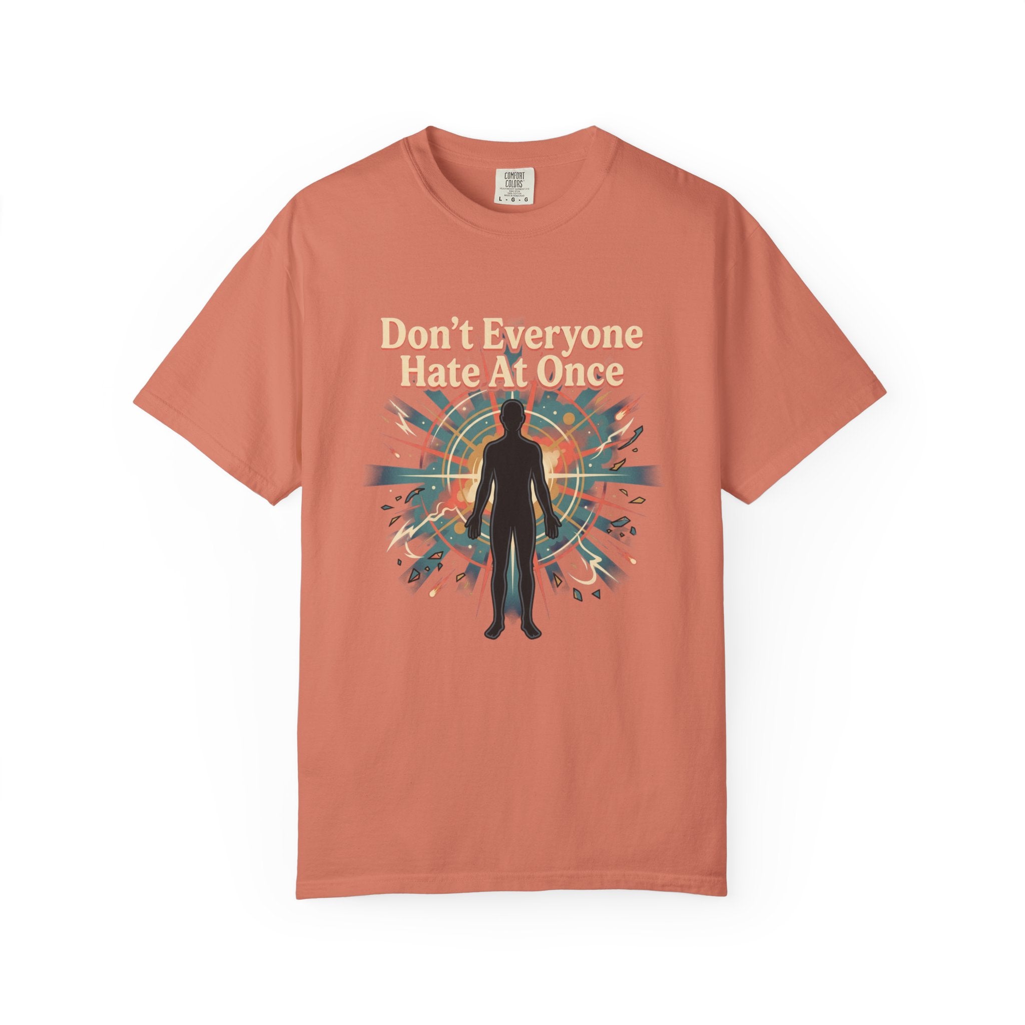 Power Runs Black Don't Everyone Hate Me Once" Retro Silhouette Graphic Tee by Printify