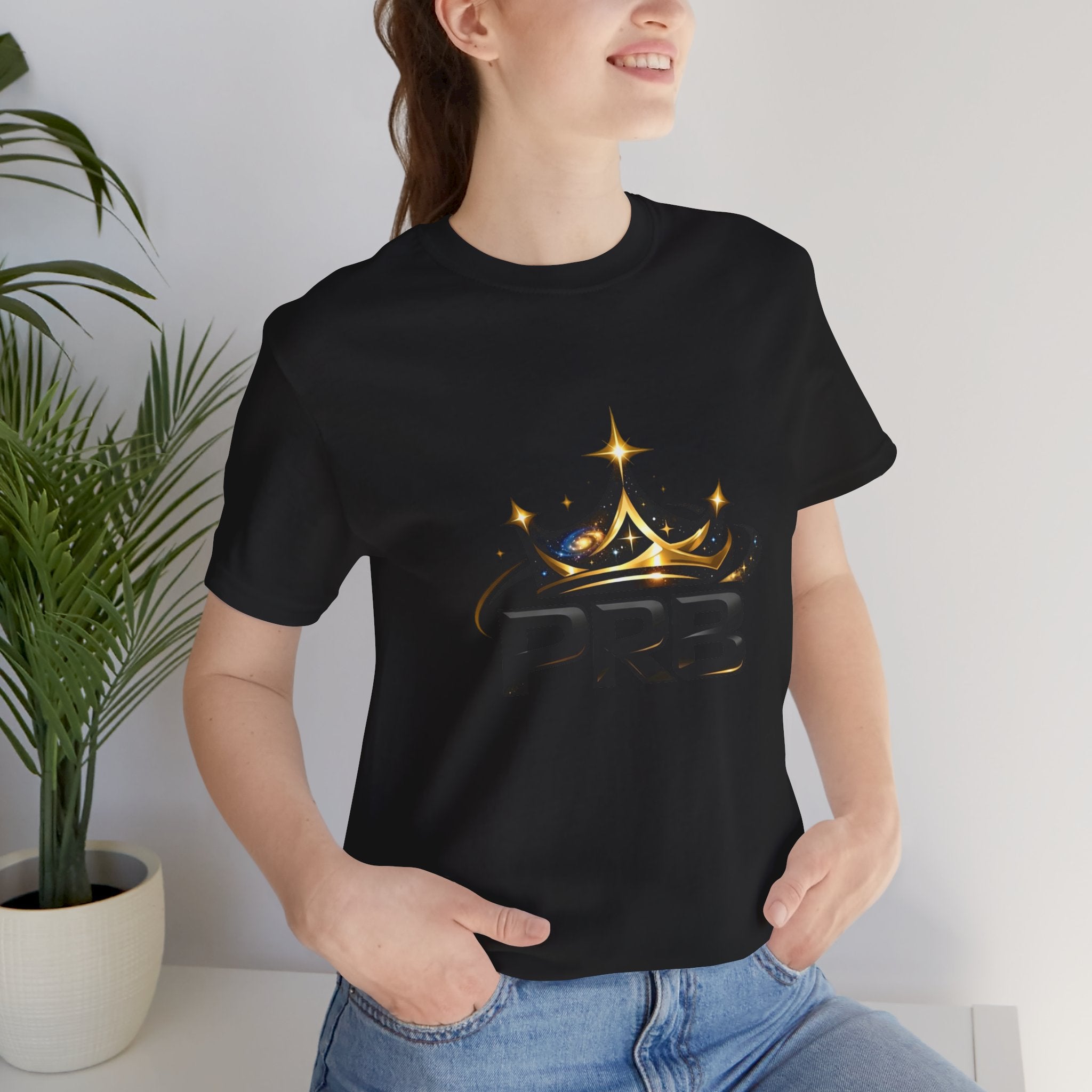 PRB Crown Tee — Graphic Logo T-Shirt by Power Runs Black