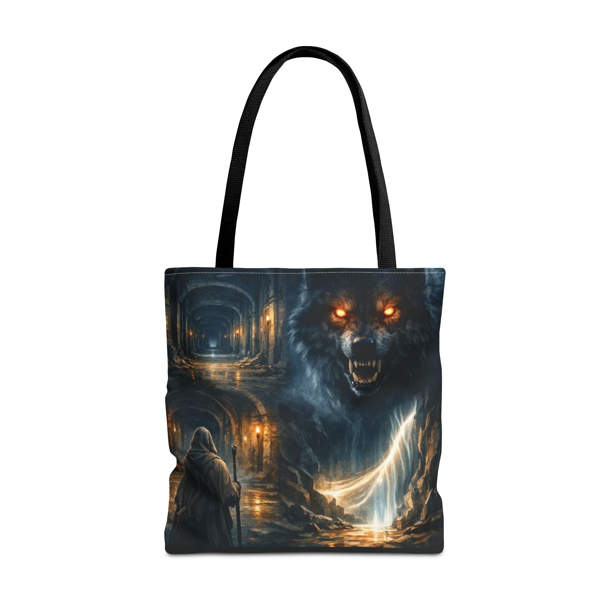 PRB The Echo Hounds Illustration Tote Bag | Gothic Horror Artwork by Printify