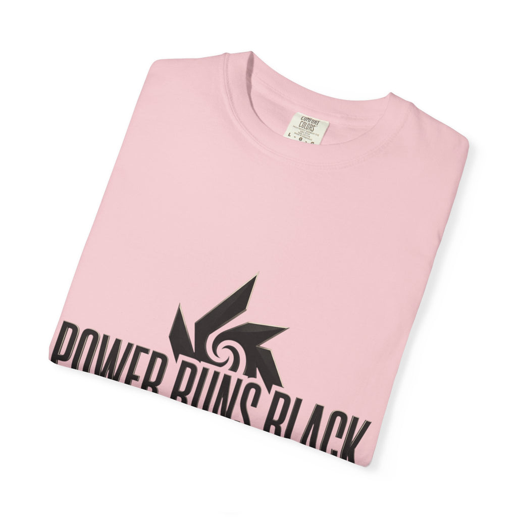Power Runs Black PRB "Wear The Code" Mystic Shield T-Shirt — Geometric Sigil Graphic Tee by Printify