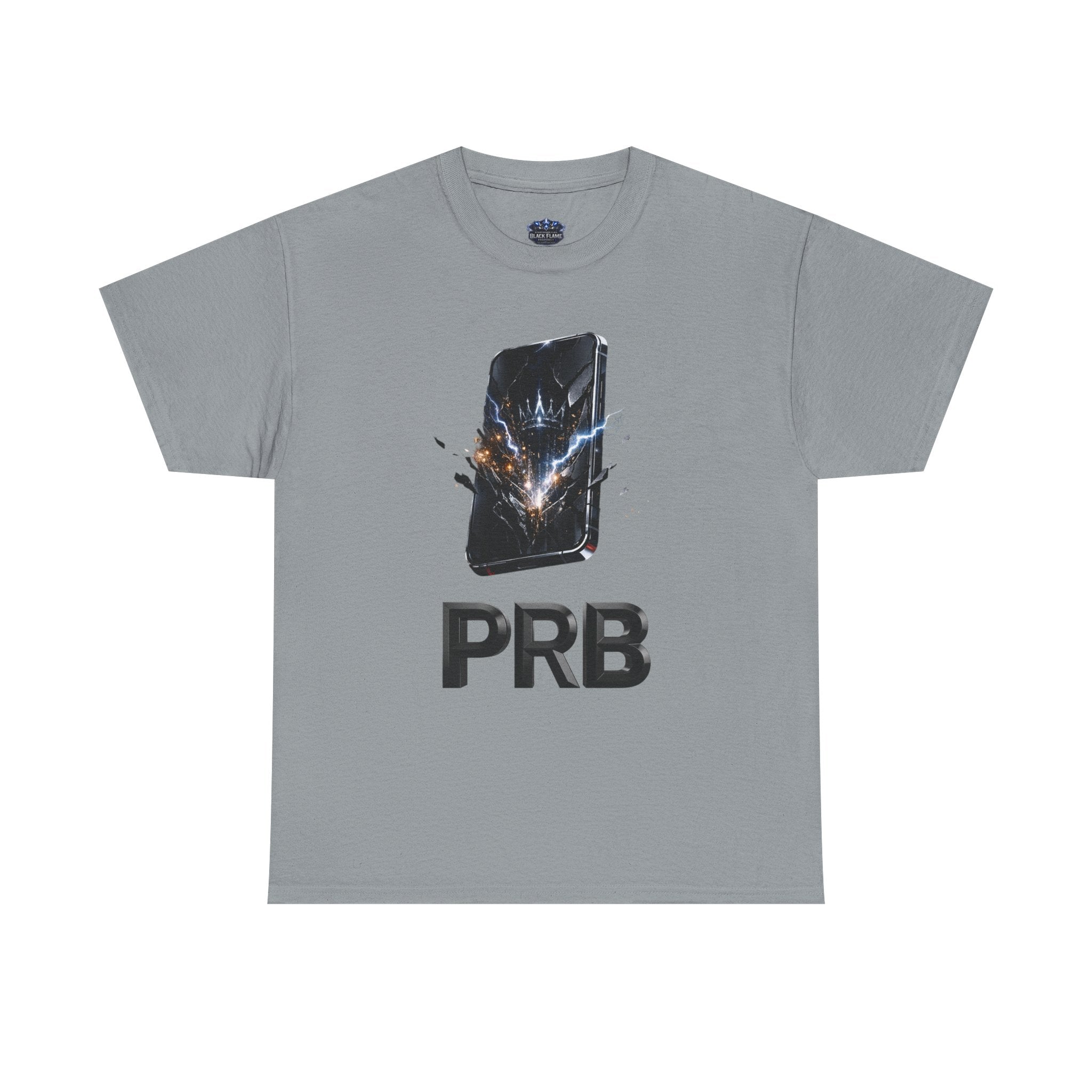 PRB Phone Smash Graphic Tee by Power Runs Black