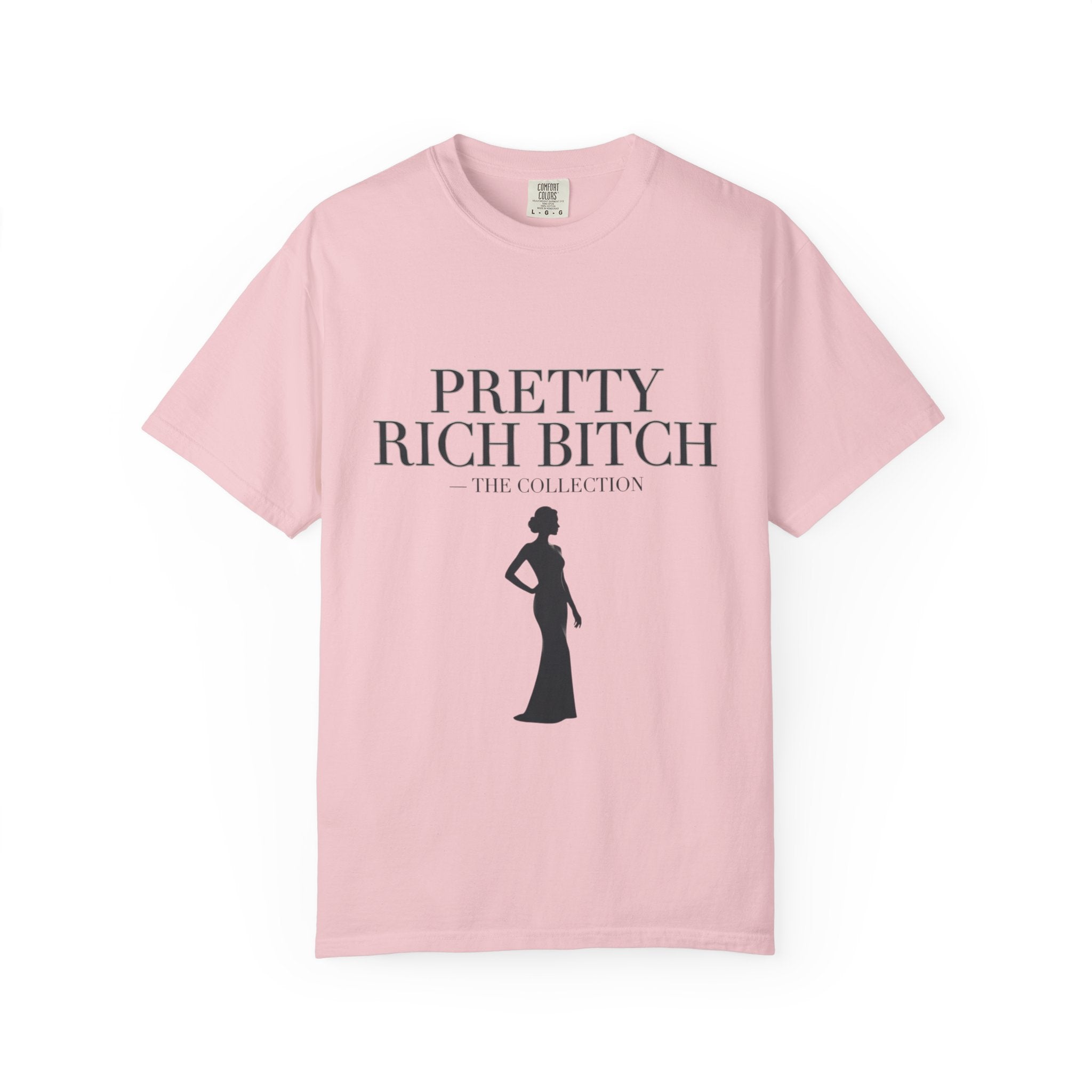 Pretty Rich Bitch The Collection by PRB Tee — Feminine Confidence Graphic T-Shirt by Power Runs Black