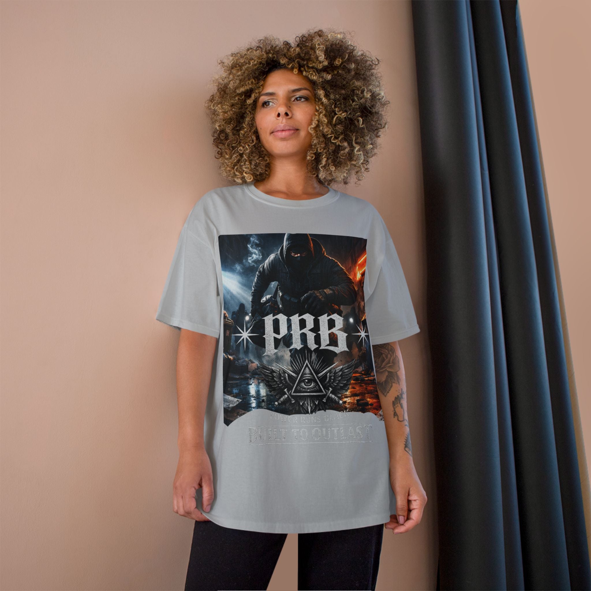 PRB 'Built to Outlast' Graphic Tee by Power Runs Black
