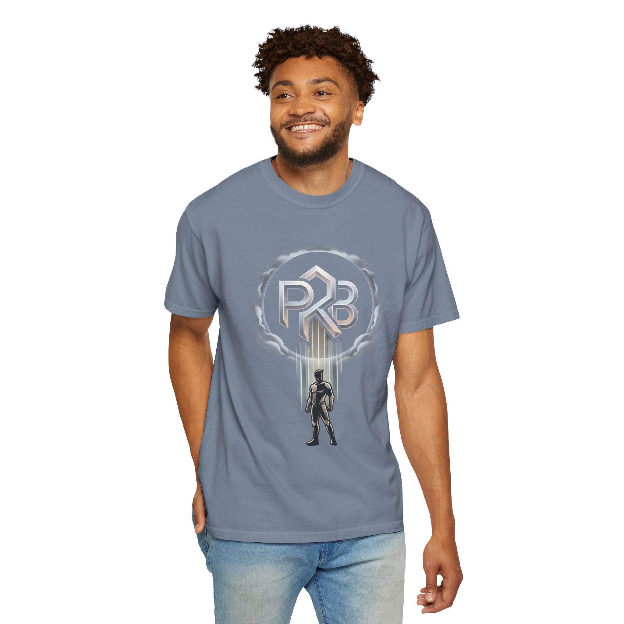 PRB Warrior Emblem Graphic Tee | Vintage Logo Shirt for Gamers & Fantasy Fans by Printify