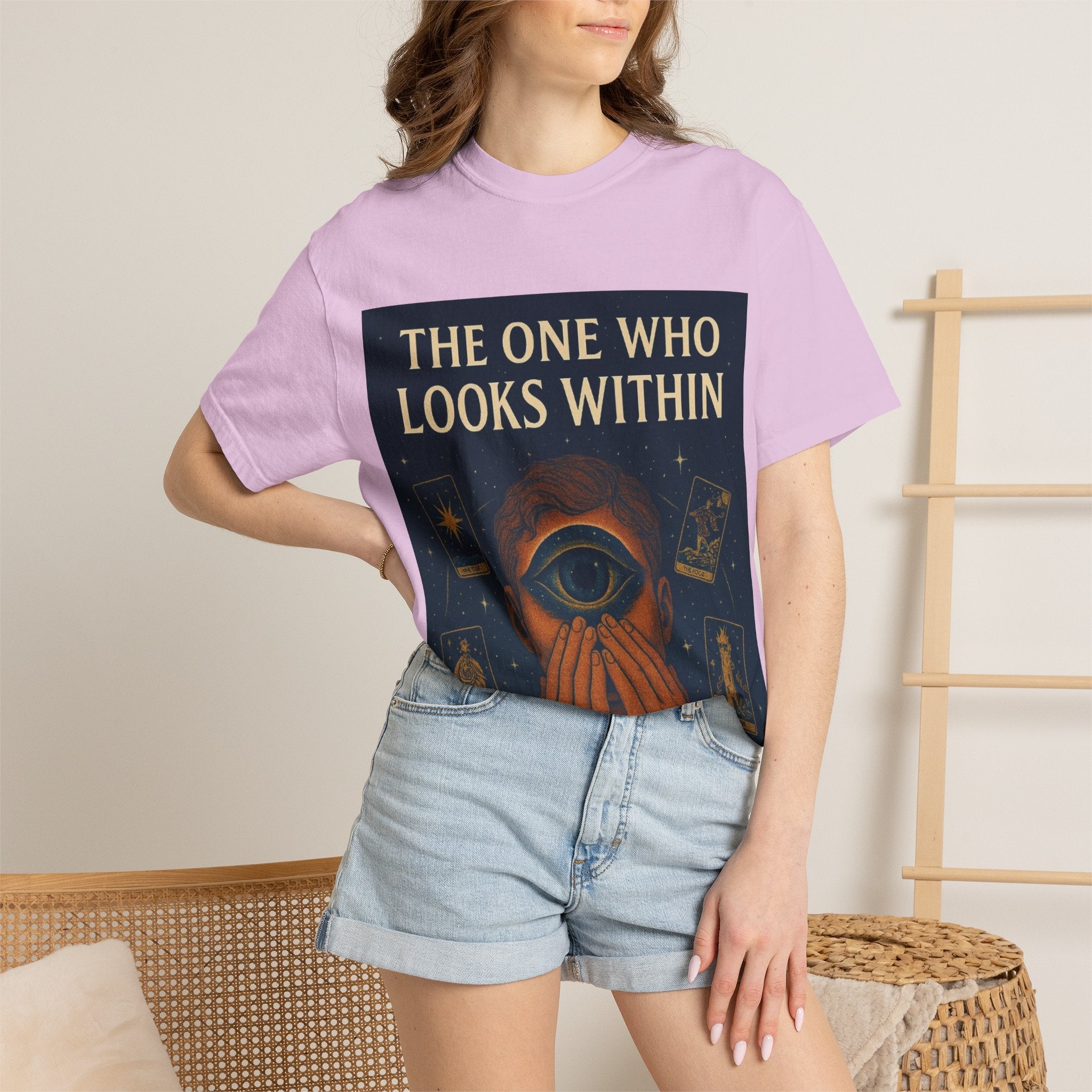PRB Tarot Eye T-Shirt — "The One Who Looks Within" Mystical Graphic Tee by Printify