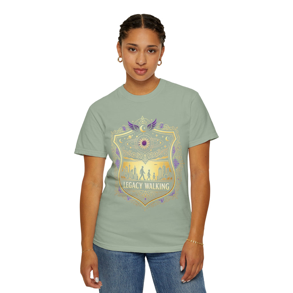 PRB Sci-Fi Adventure Graphic Tee | Futuristic Forest Print Unisex T-Shirt by Printify
