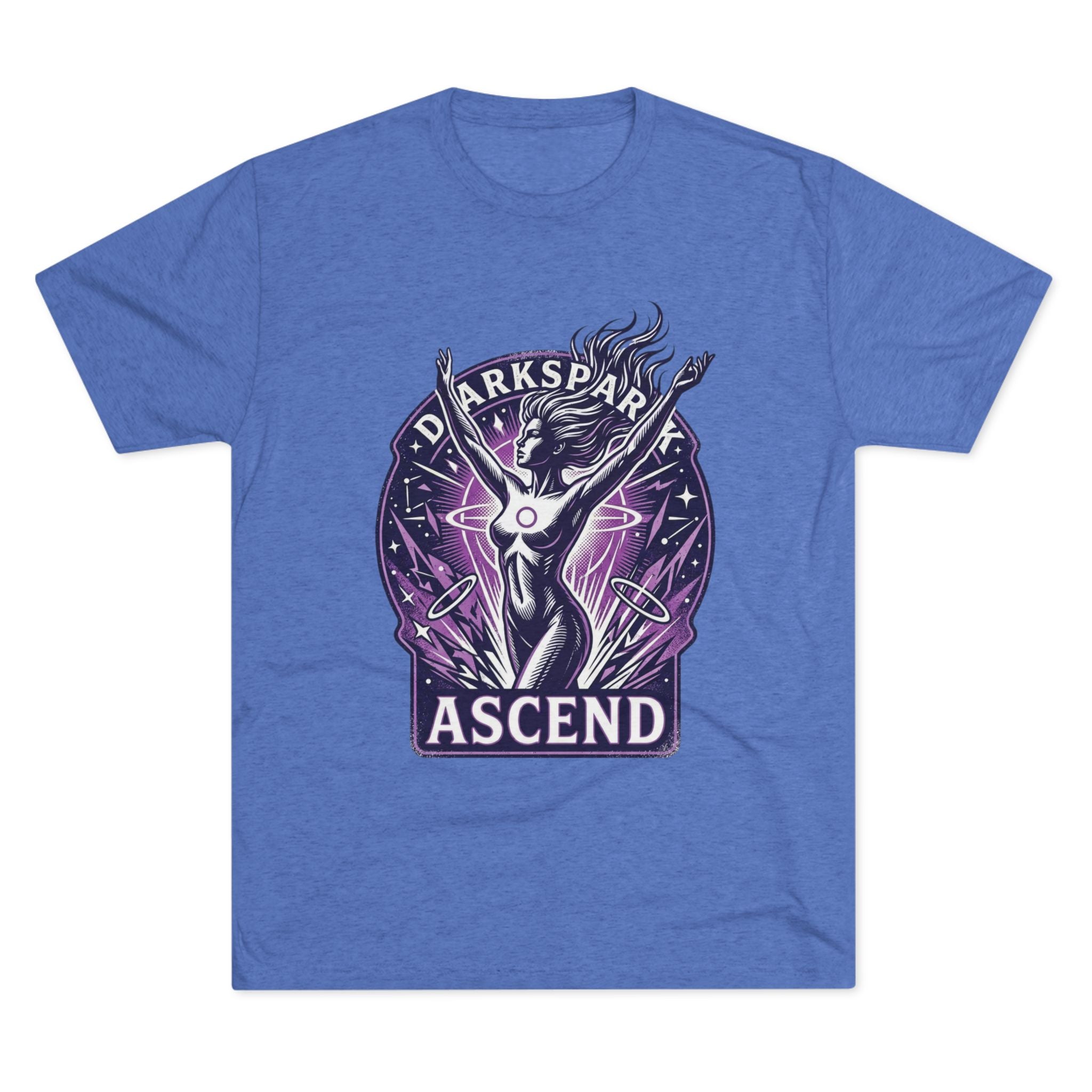 Power Runs Black PRB Ascend Space Goddess Tee — "Parkspark Ascend" Retro Sci‑Fi Graphic T-Shirt by Power Runs Black