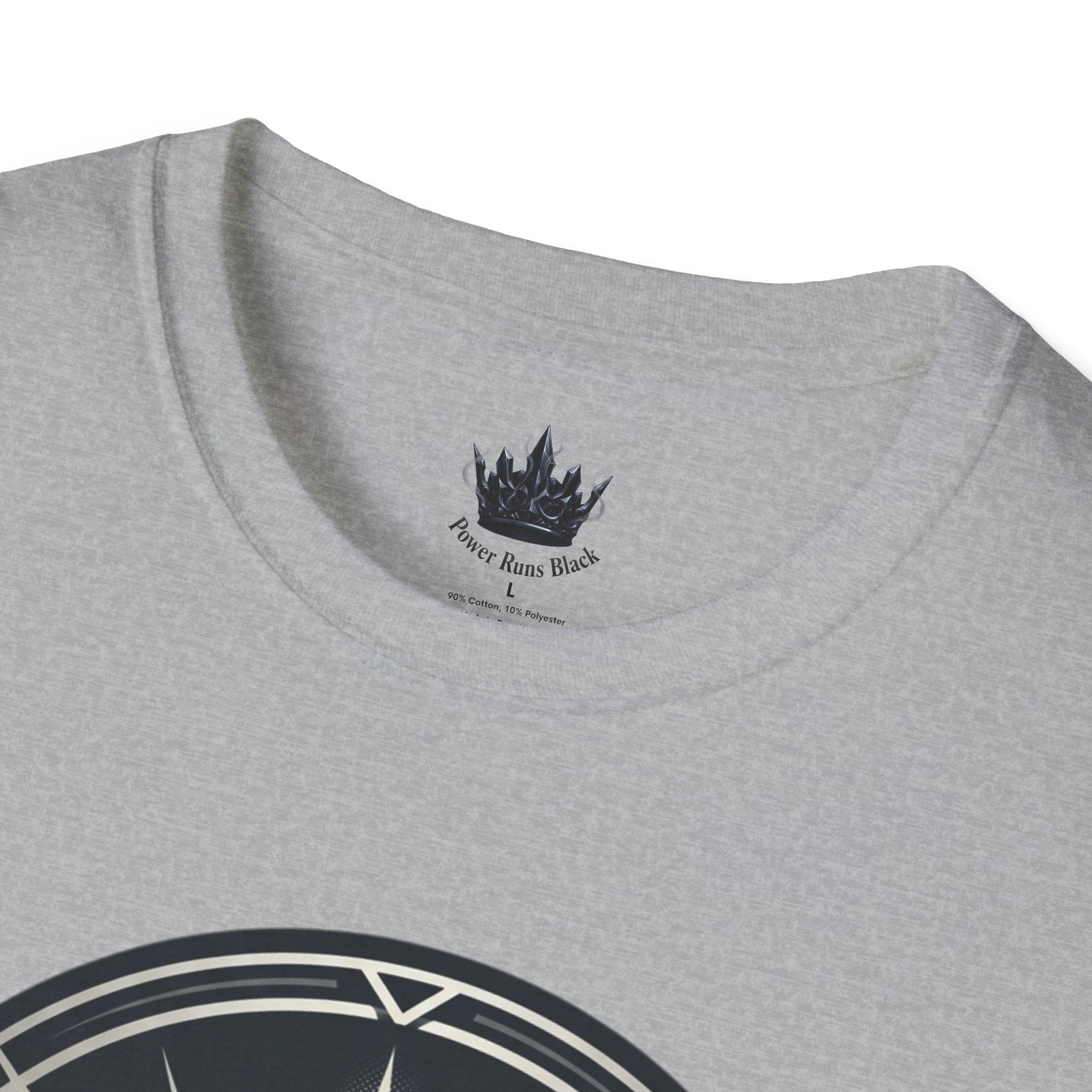 Power Runs Black PRB Crown Variant Graphic T-Shirt — The Crown Variant Emblem by Power Runs Black