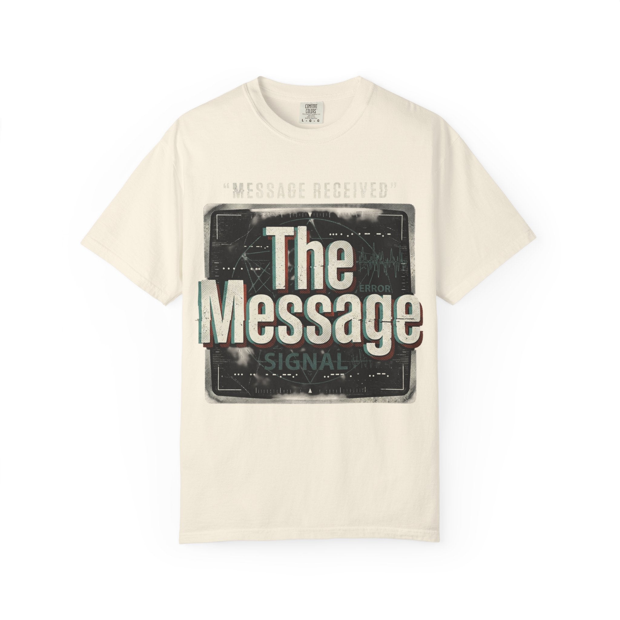 Power Runs Black PRB The Message Signal T-Shirt — Retro Graphic Tee with 'Message Received' Design by Power Runs Black