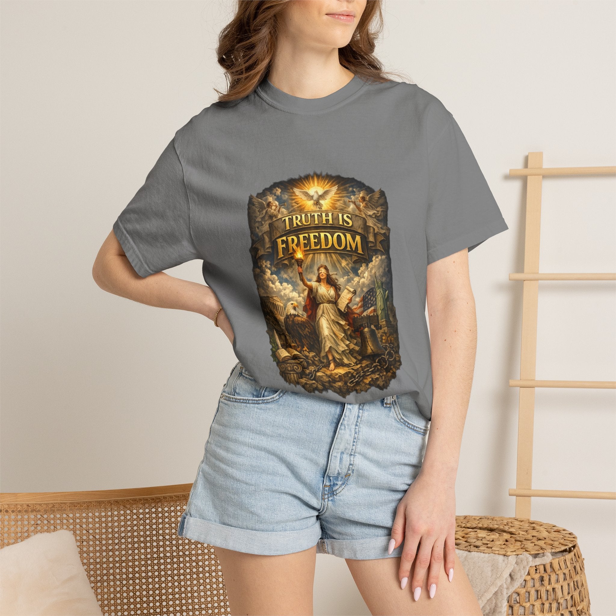 PRB Truth Is Freedom Graphic T-Shirt by Printify