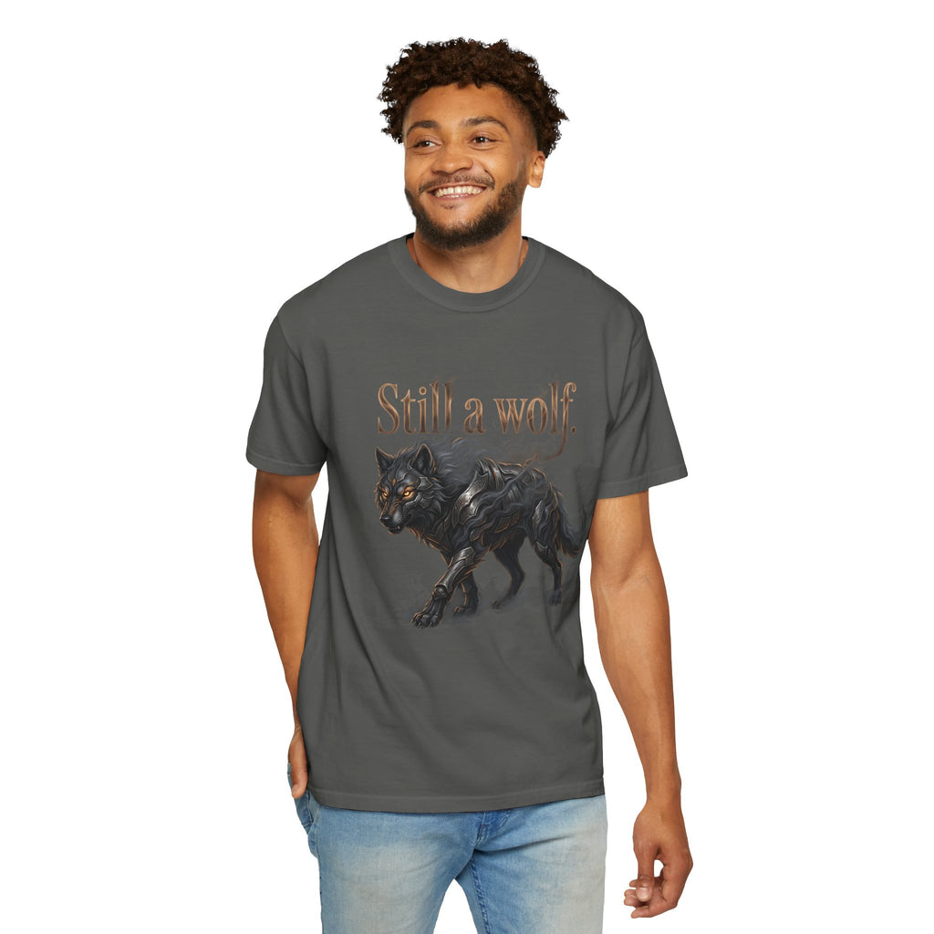PRB Still a Wolf T-Shirt — Dark Wolf Graphic Tee by Printify