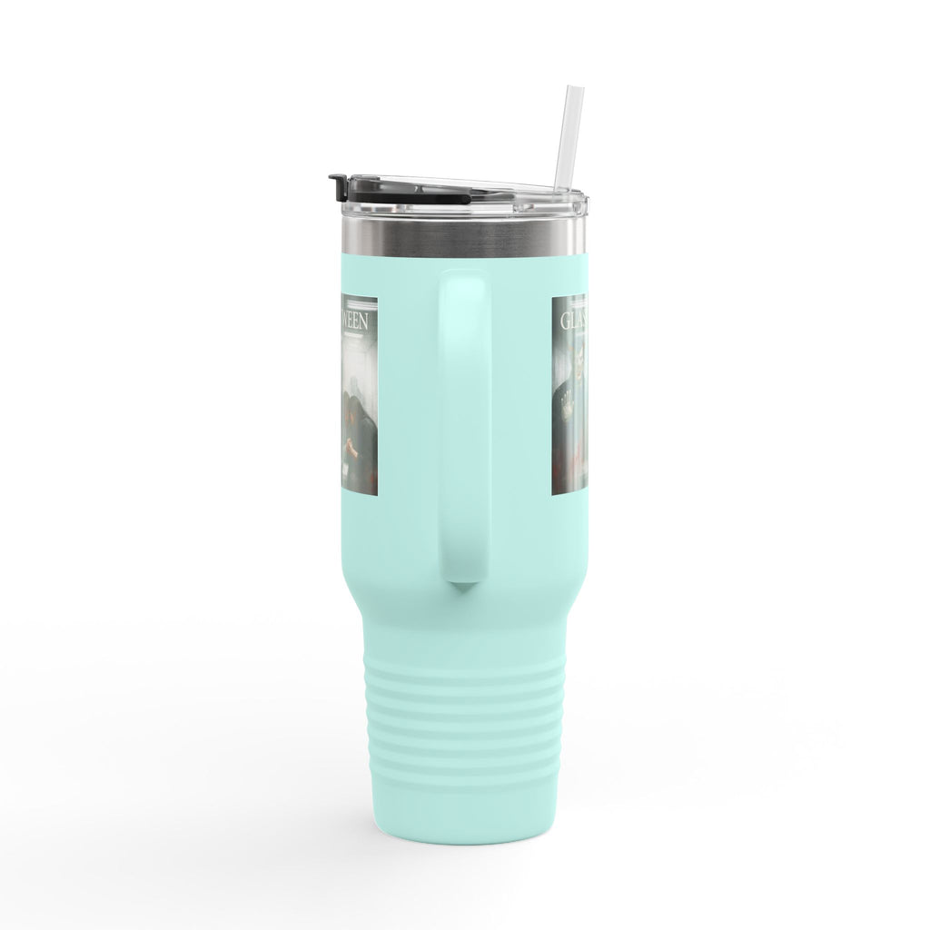 PRB The Glass Between, 40oz Insulated Travel Mug by Power Runs Black