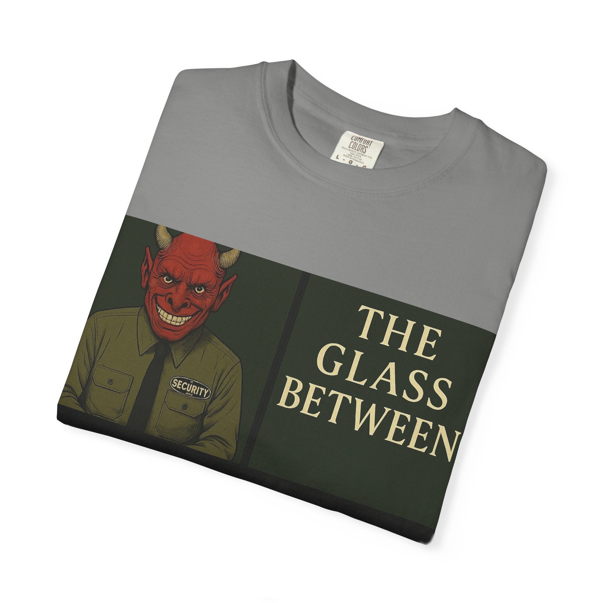 PRB The Glass Between Vintage Collage T-Shirt by Power Runs Black