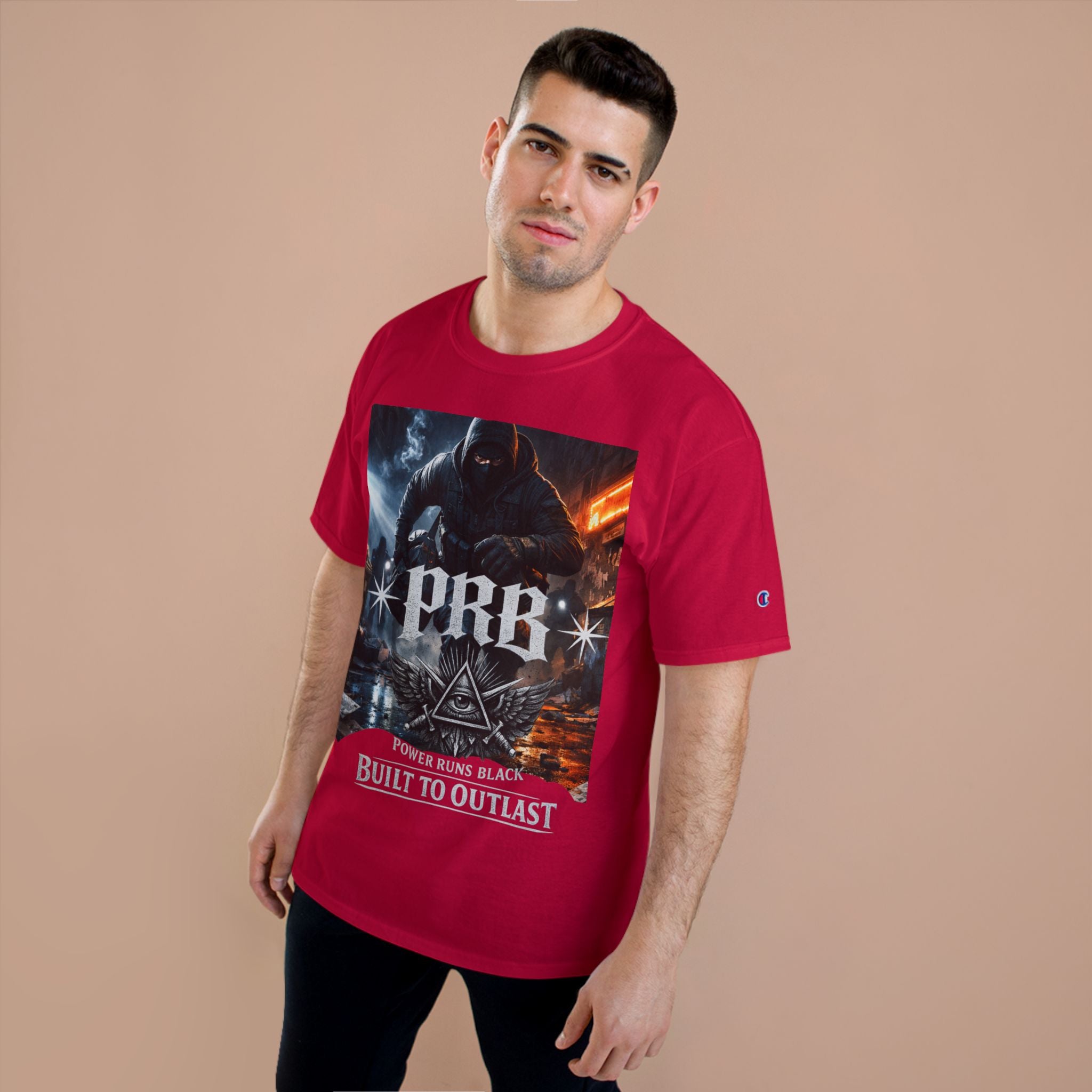 PRB 'Built to Outlast' Graphic Tee by Printify