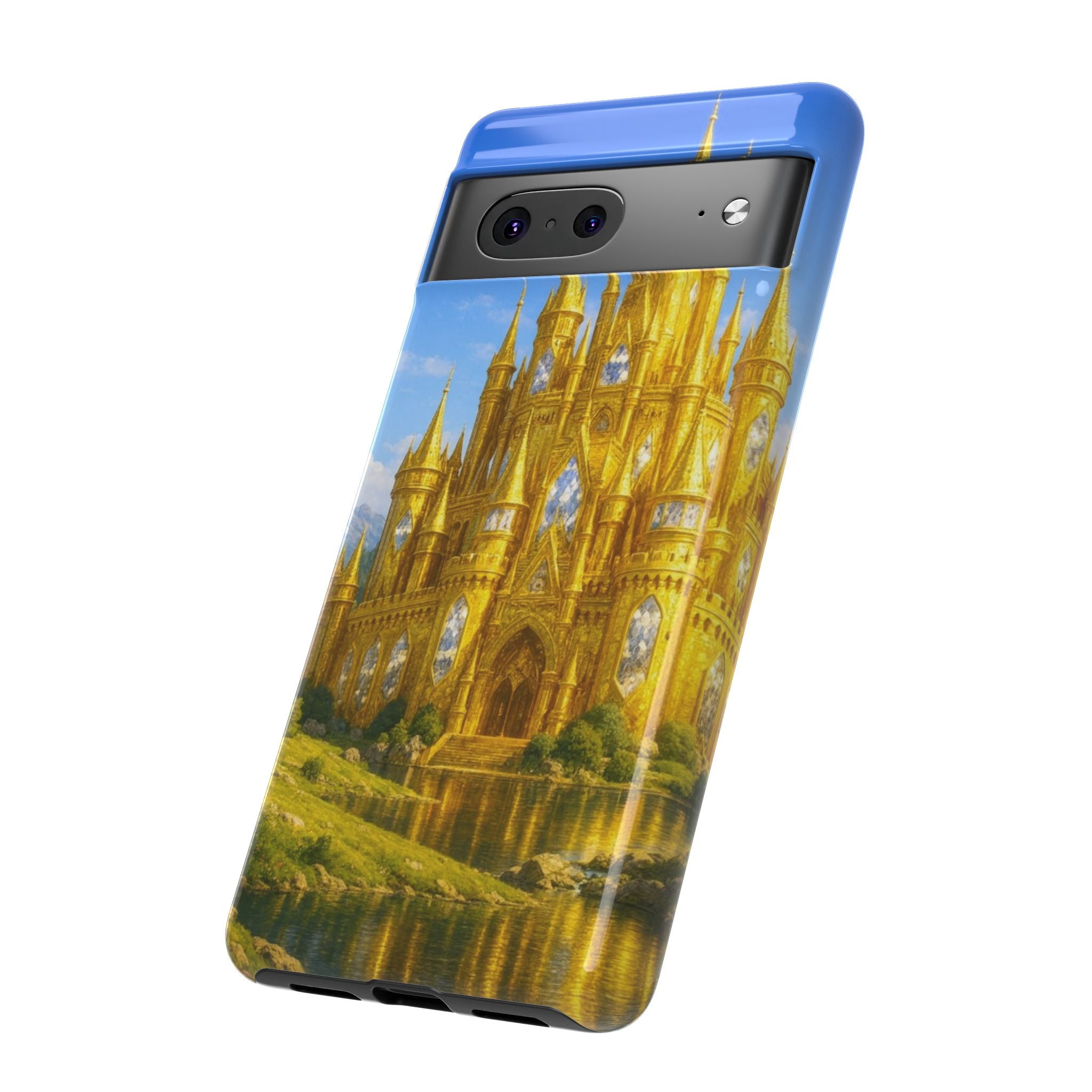 PRB Golden Castle iPhone Case | Fantasy Palace Phone Case by Power Runs Black