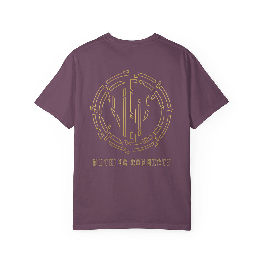 Power Runs Black PRB Cael Mór Symbol T-Shirt — ‘Nothing Connects’ Minimal Graphic Tee by Power Runs Black