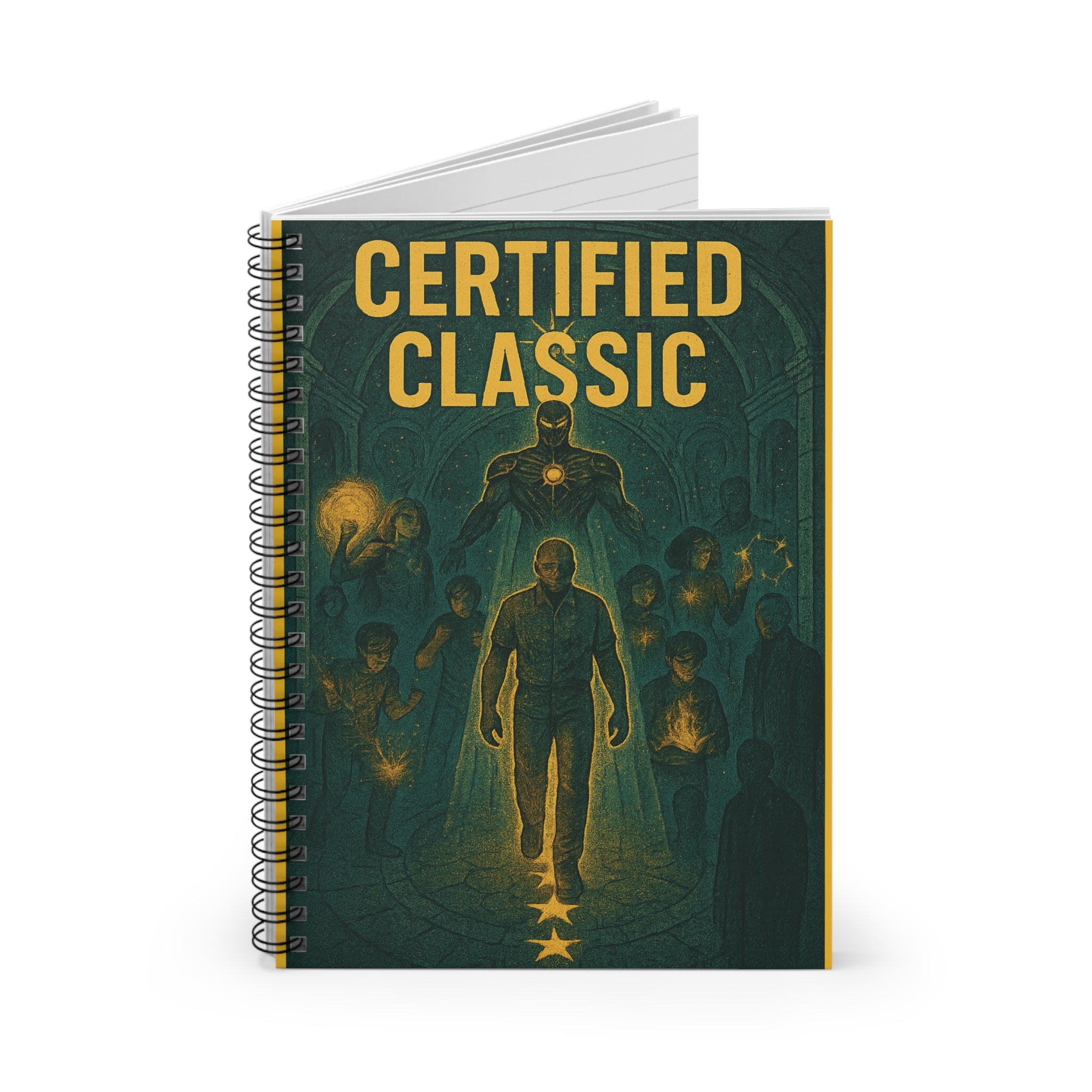 PRB Certified Classic Illustrated Spiral Journal by Power Runs Black
