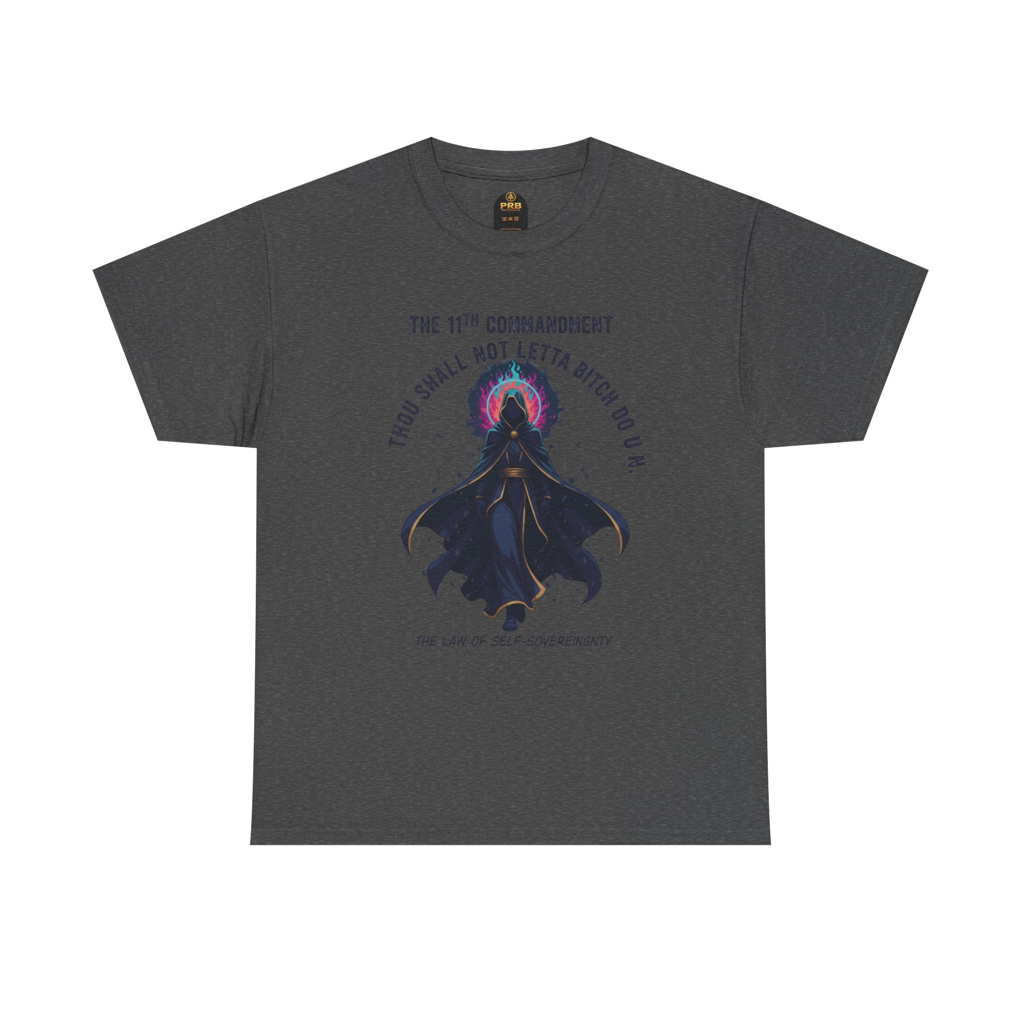 PRB Witchy Raven Graphic Tee — "Thou Shall Not Letta Bitch Do U N" by Printify
