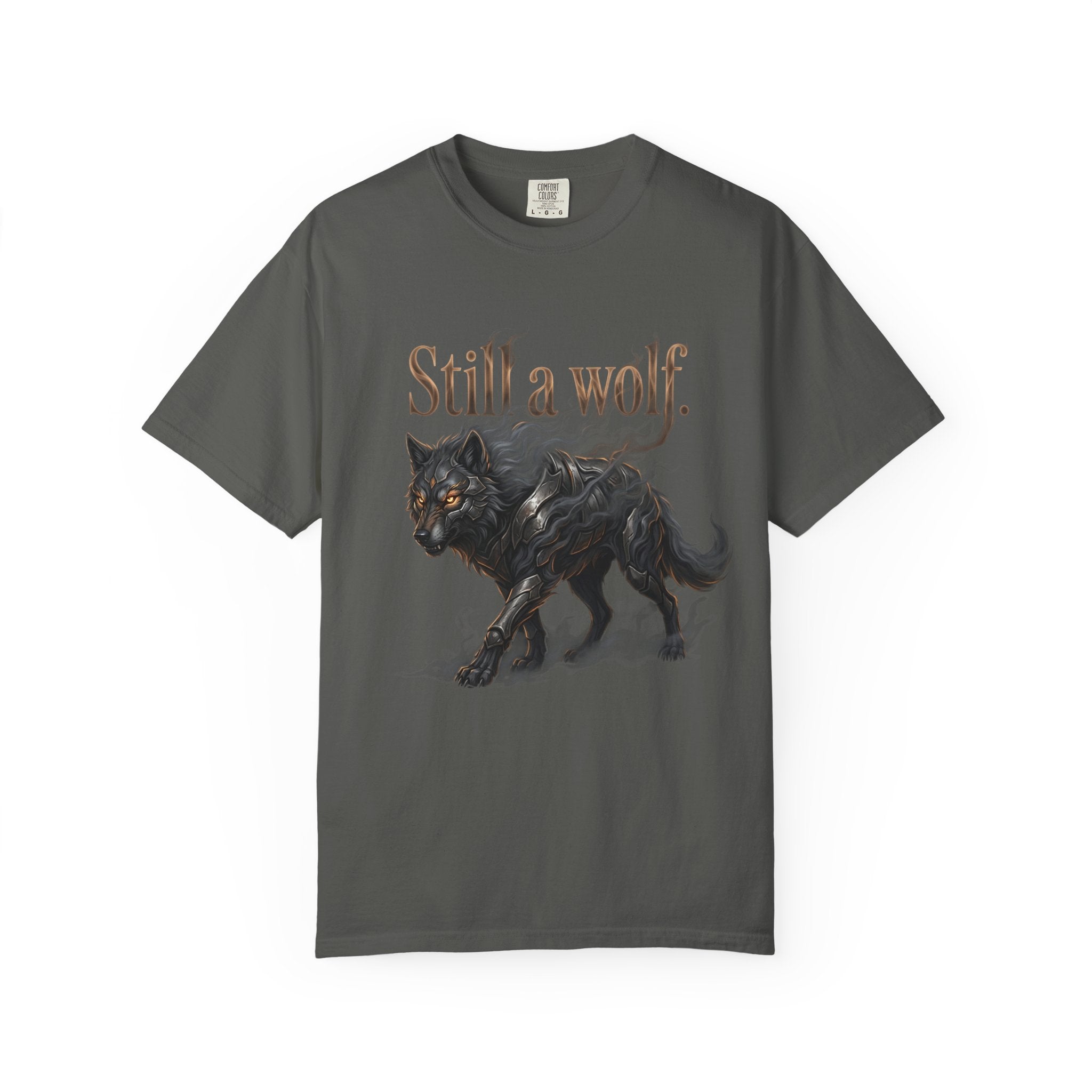 PRB Still a Wolf T-Shirt — Dark Wolf Graphic Tee by Printify