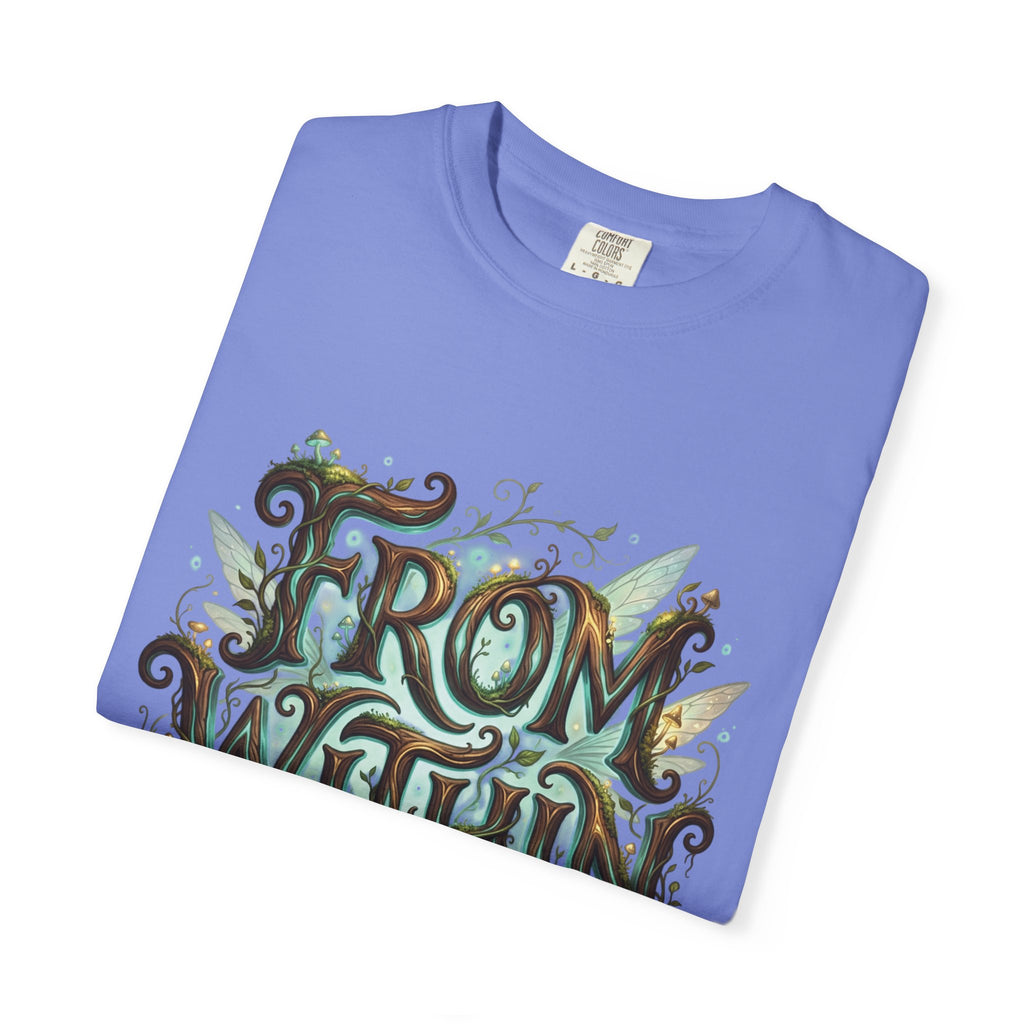 PRB From Within T-shirt | Nature Typography Forest Illustration by Power Runs Black