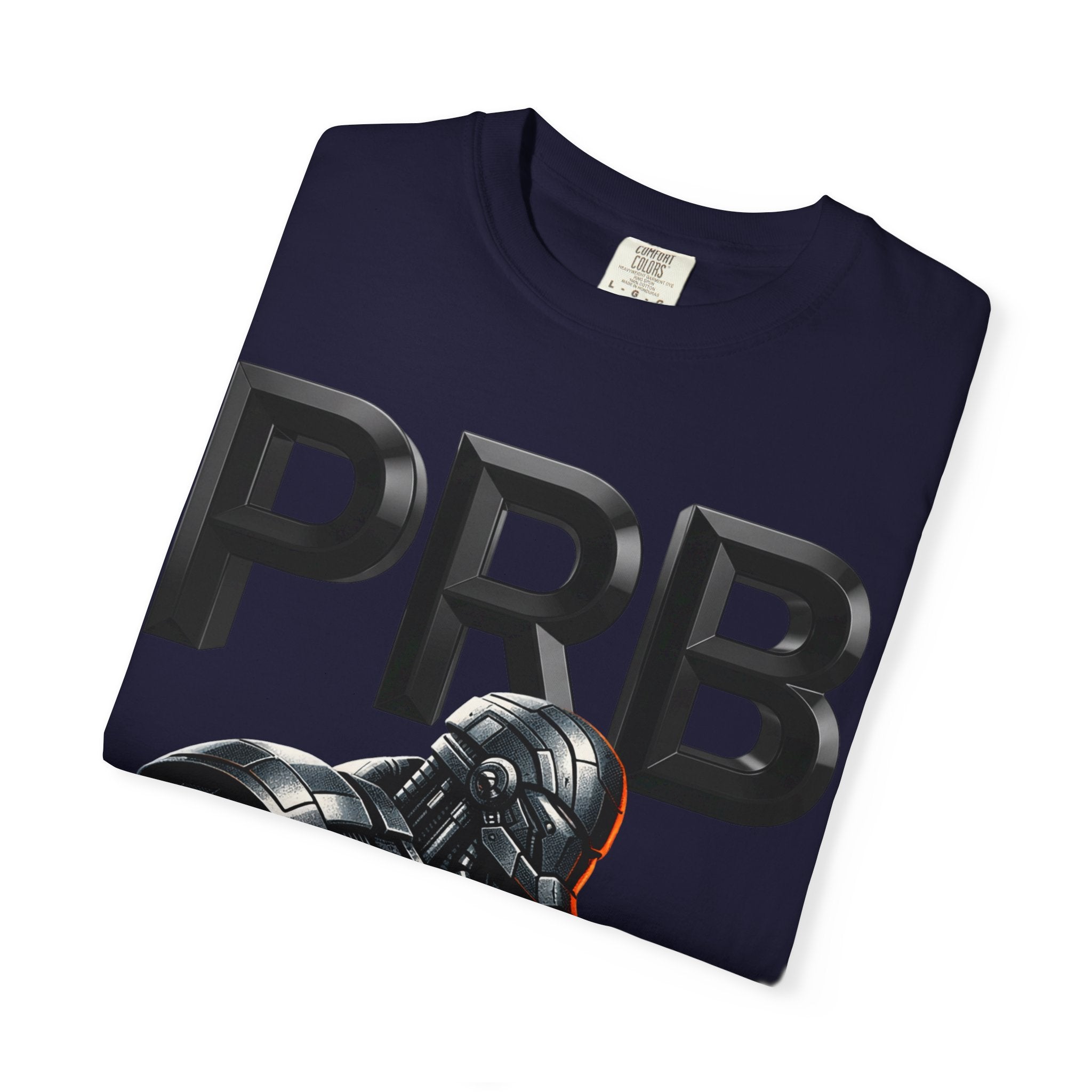 Built of Power PRB T-Shirt — Robotic Armor Graphic Tee by Printify