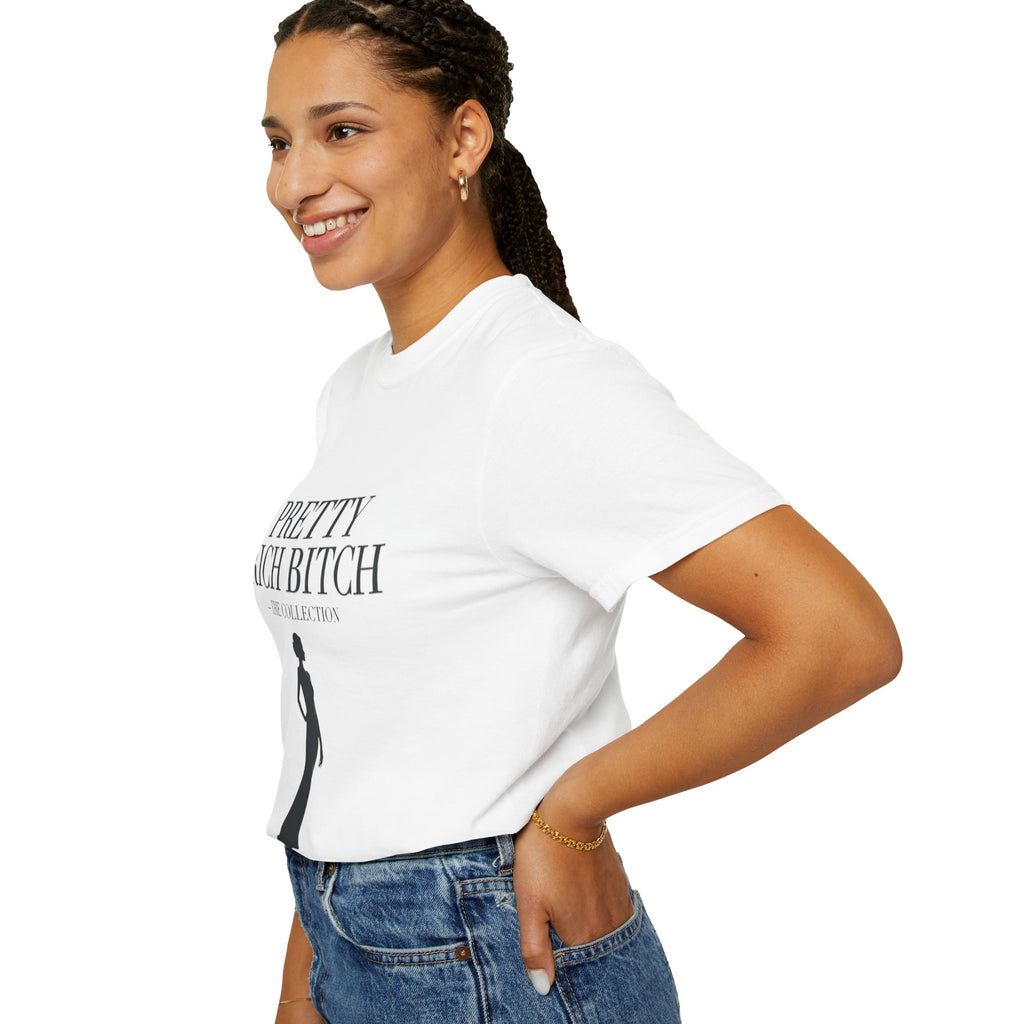 Pretty Rich Bitch The Collection by PRB Tee — Feminine Confidence Graphic T-Shirt by Power Runs Black