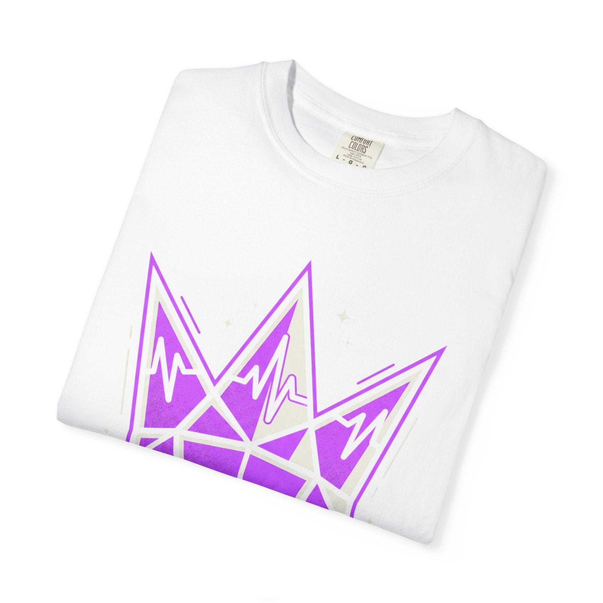 Power Runs Black PRB Crown Graphic T-Shirt — Purple Royal Crown Streetwear Tee by Power Runs Black