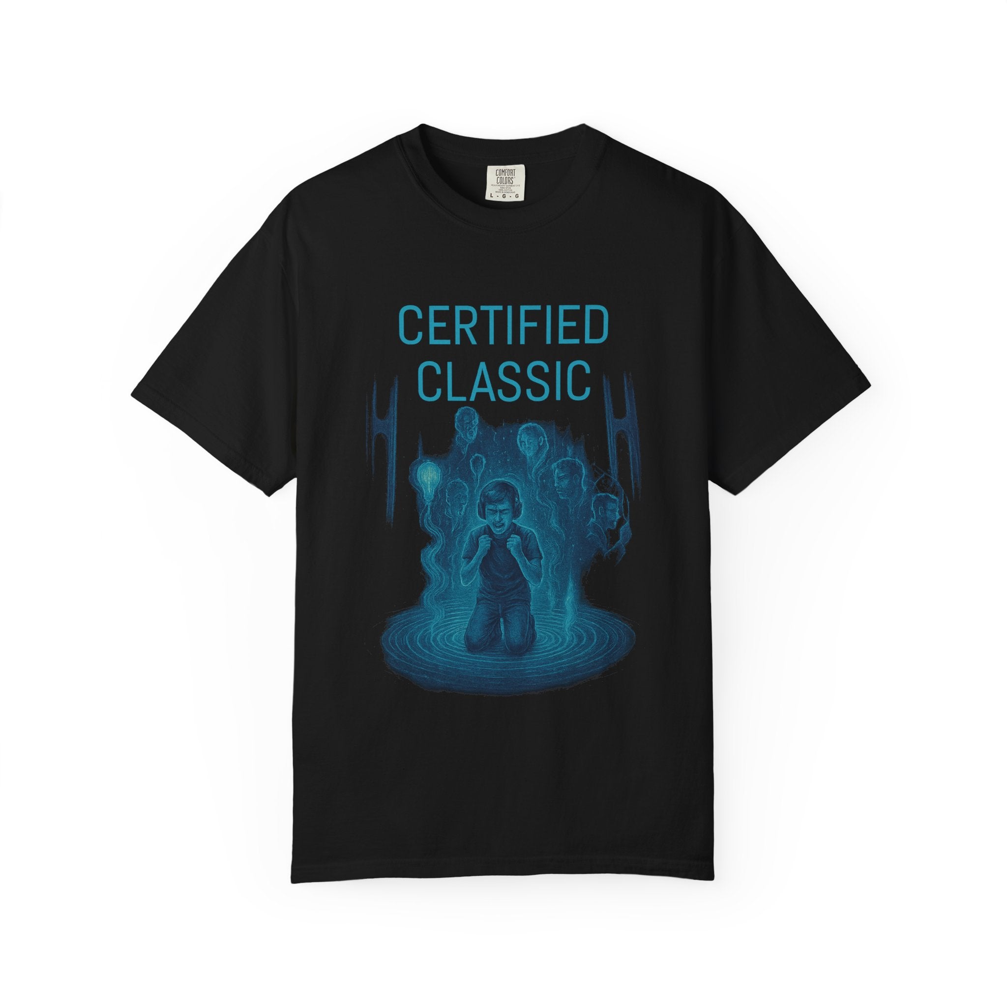 PRB Certified Classic T-Shirt – Retro Sci‑Fi Graphic Tee by Power Runs Black