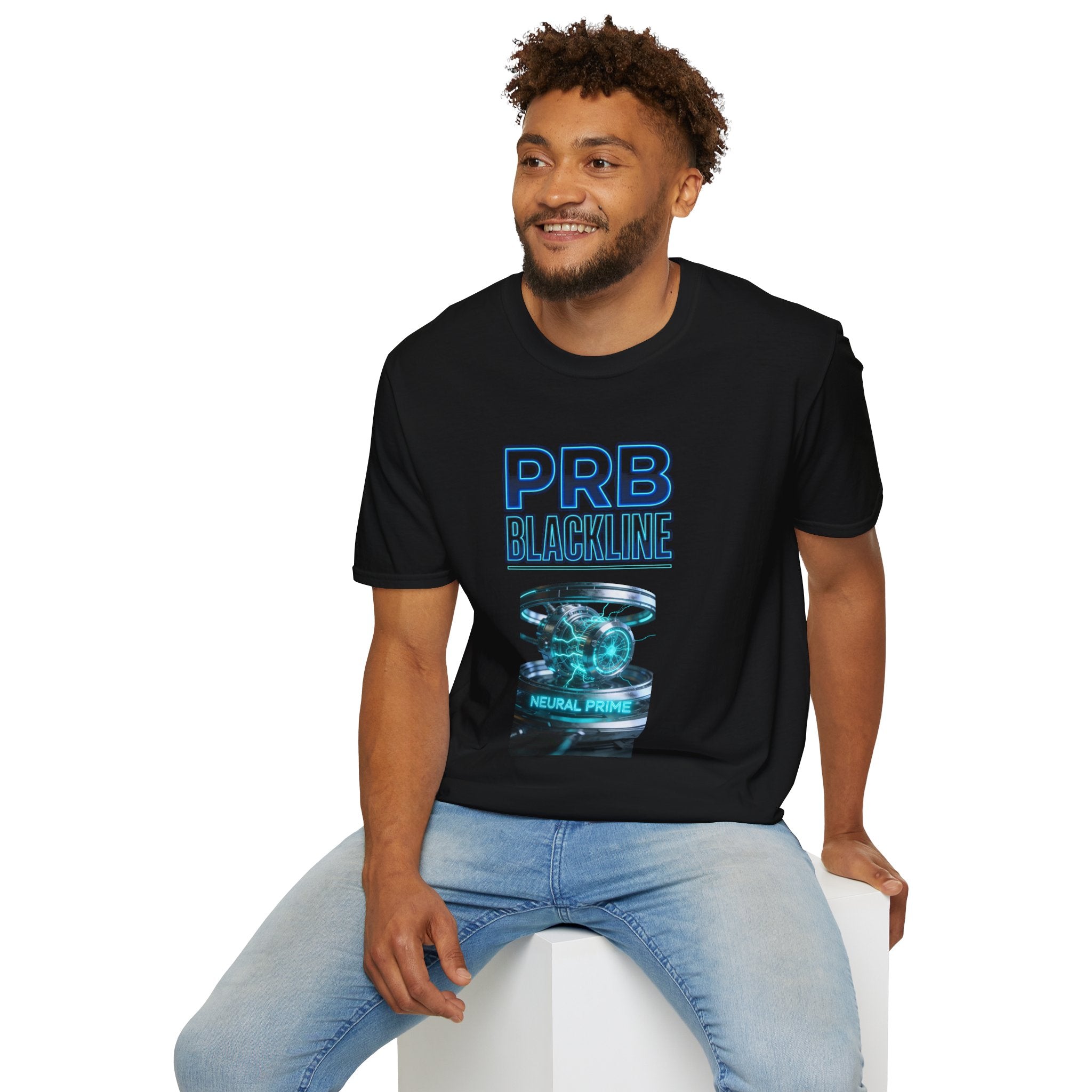 PRB Blackline Neural Prime Graphic T-Shirt by Power Runs Black
