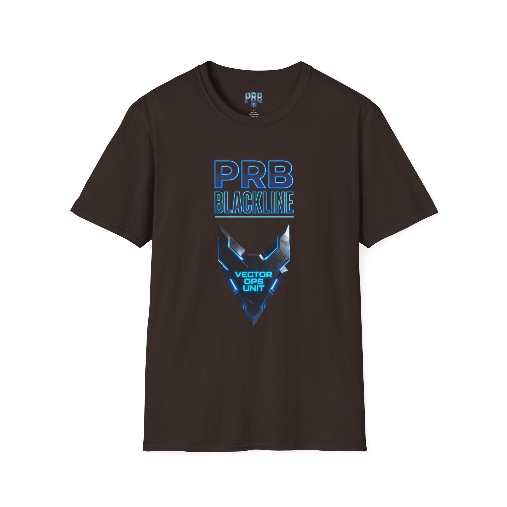 PRB Blackline Vector Ops T-Shirt by Power Runs Black