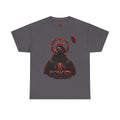 Power Runs Black Red Angel Graphics Tee by Printify