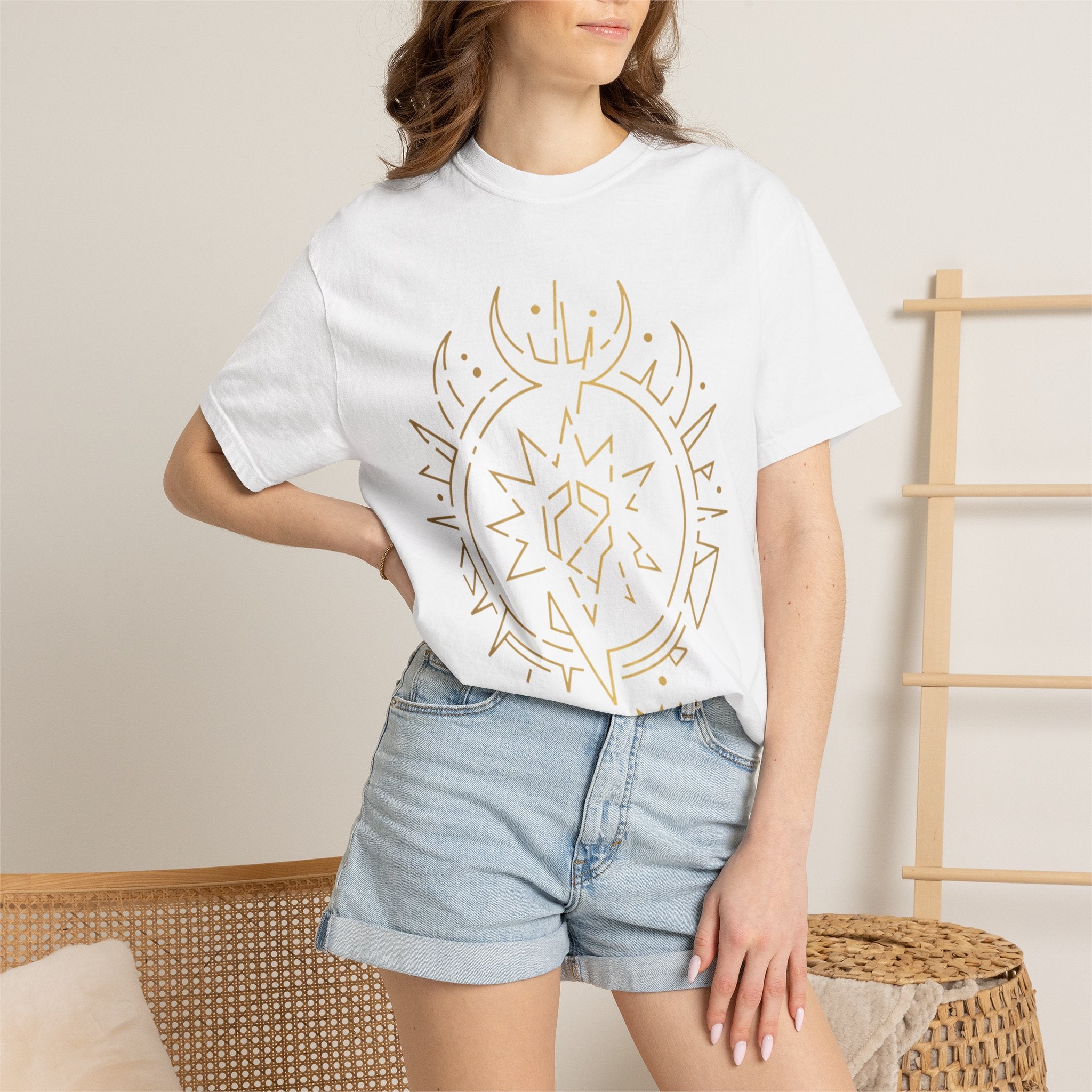 Power Runs Black PRB Cael Mór Symbol T-Shirt — ‘Nothing Connects’ Minimal Graphic Tee by Power Runs Black