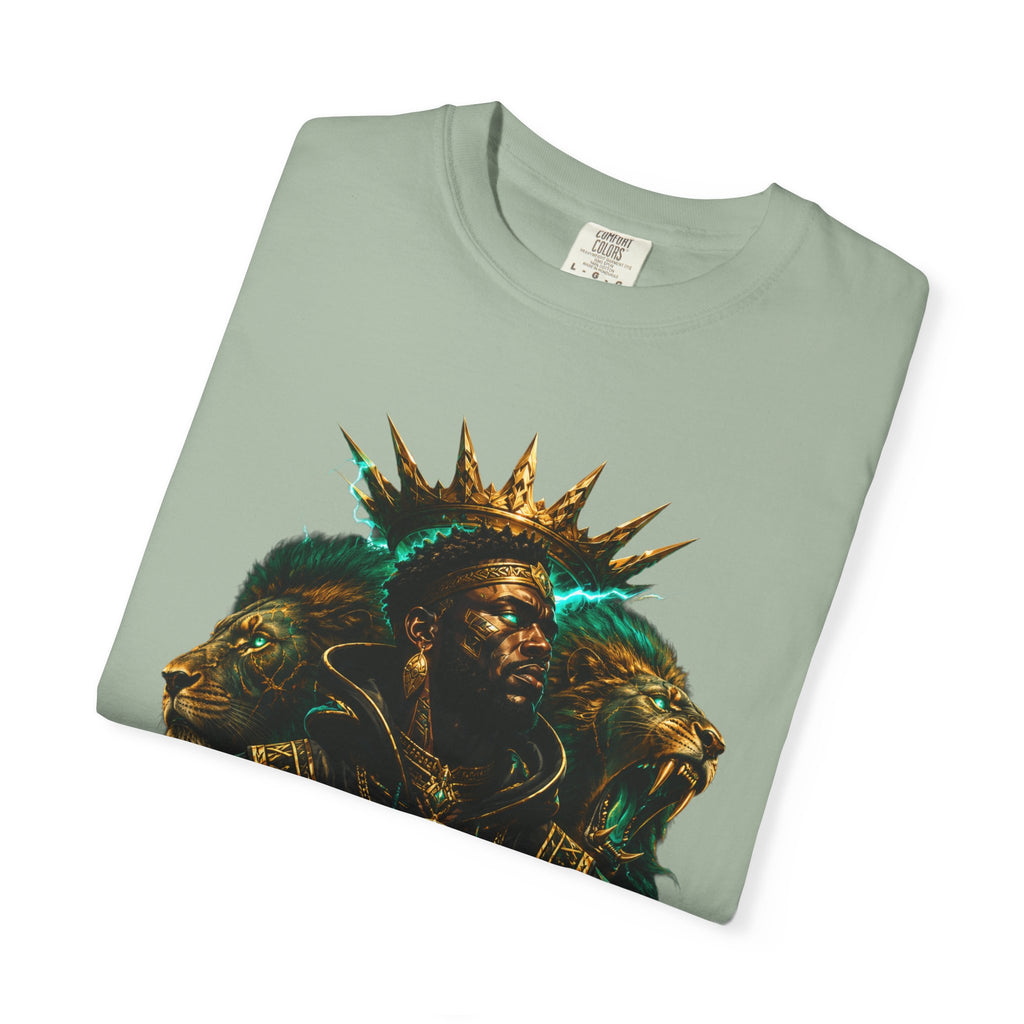 Power Runs Black PRB Green Angel Graphics Tee by Power Runs Black