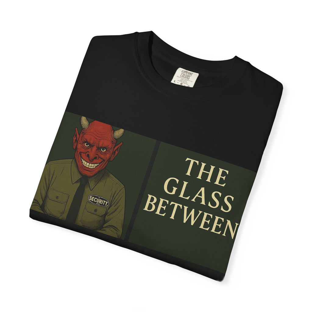 PRB The Glass Between Vintage Collage T-Shirt by Power Runs Black