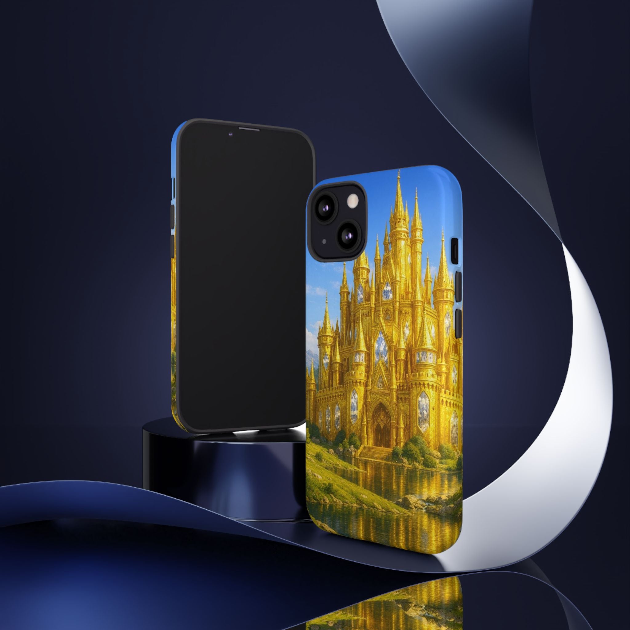 PRB Golden Castle iPhone Case | Fantasy Palace Phone Case by Printify