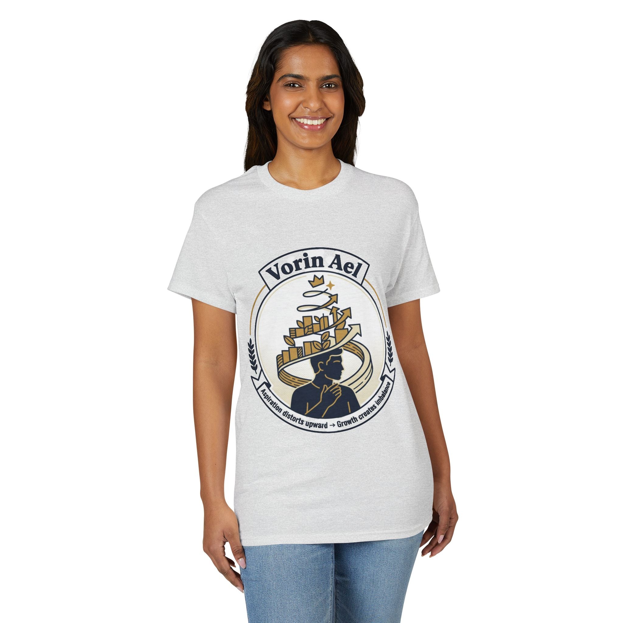Power Runs Black PRB Vorin Ael Crest T-Shirt — Fantasy Guild Emblem Tee by Power Runs Black