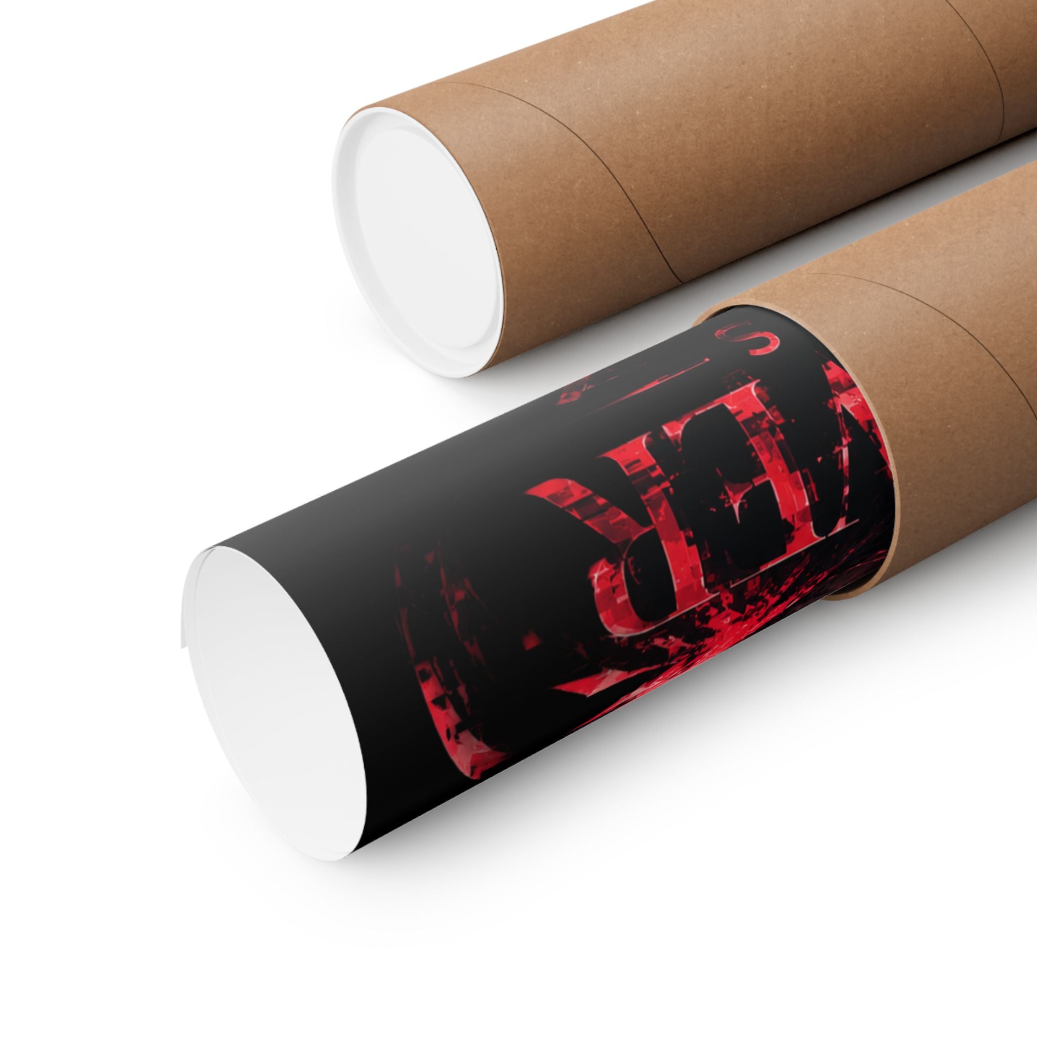 Power Runs Black Matte Poster — Afrocentric Inspirational Wall Art by Power Runs Black