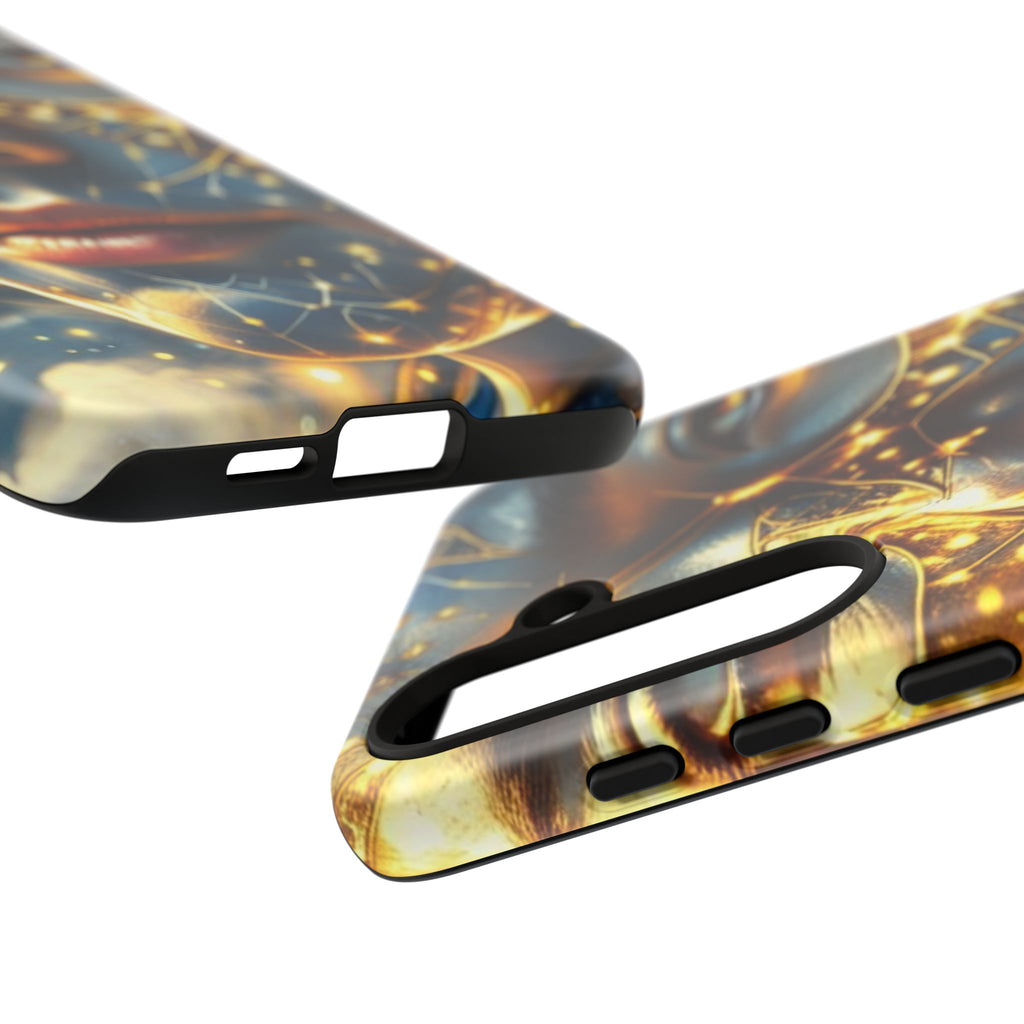 PRB Galactic Portrait Tough Case | Cosmic Face Phone Case, Starry Nebula Design by Printify