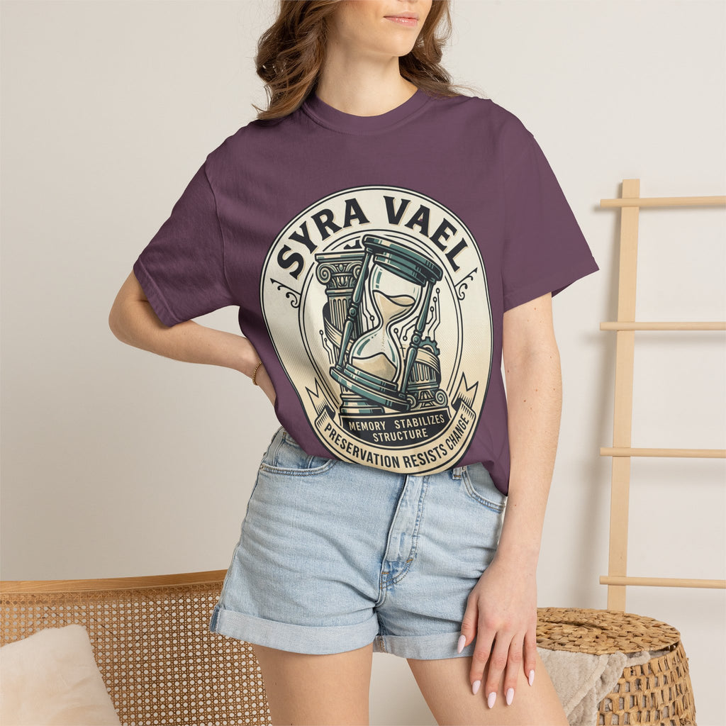 Power Runs Black PRB Syra Vael Hourglass Emblem T-Shirt by Power Runs Black