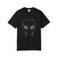Printify Alien Head Graphic T-Shirt — Surreal Sci‑Fi Face Tee - T-Shirt