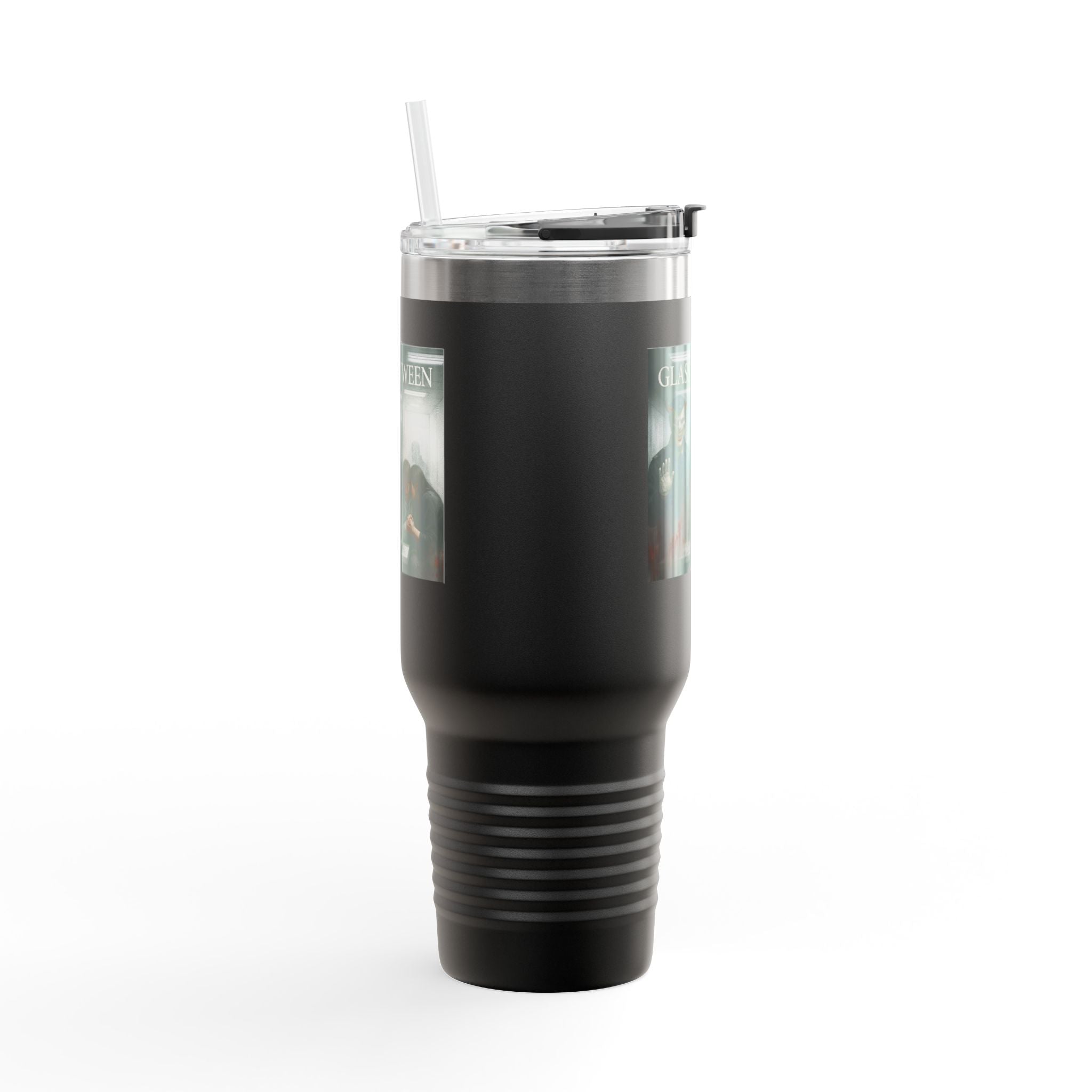 PRB The Glass Between, 40oz Insulated Travel Mug by Printify