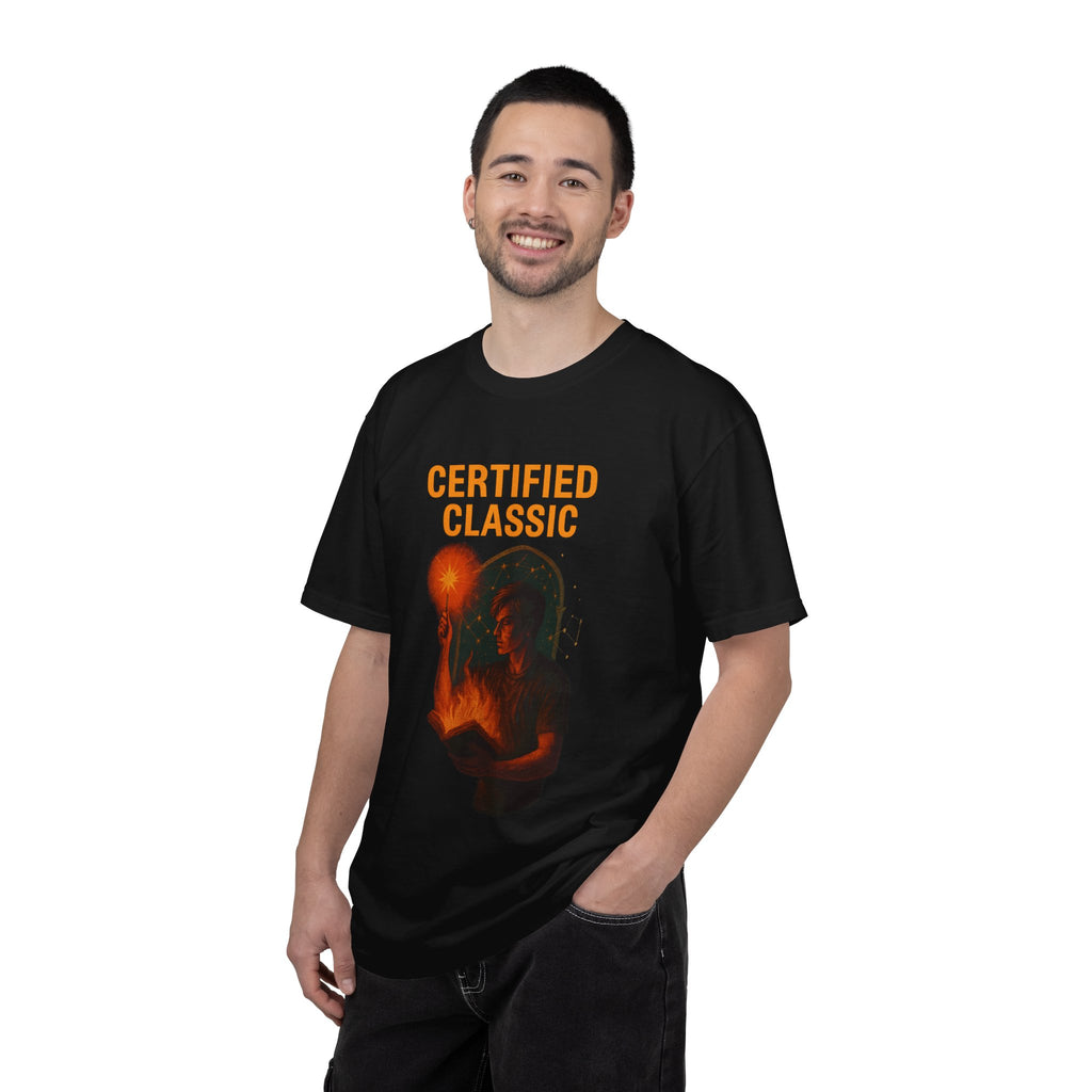 PRB Certified Classic head silhouette holding light bulb T-shirt | vintage inspired graphic tee by Power Runs Black