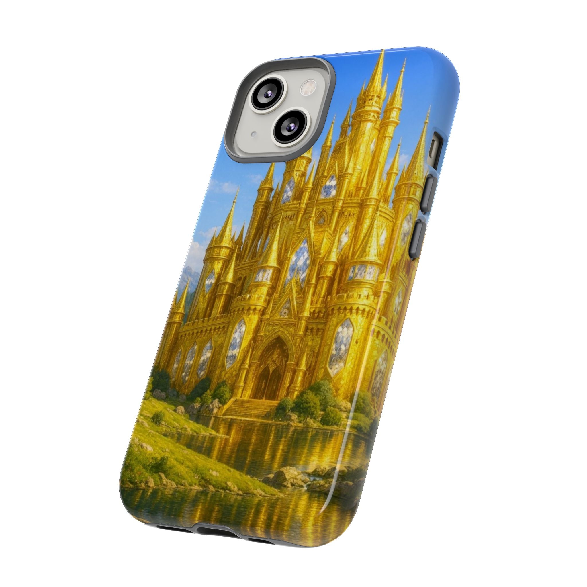 PRB Golden Castle iPhone Case | Fantasy Palace Phone Case by Printify