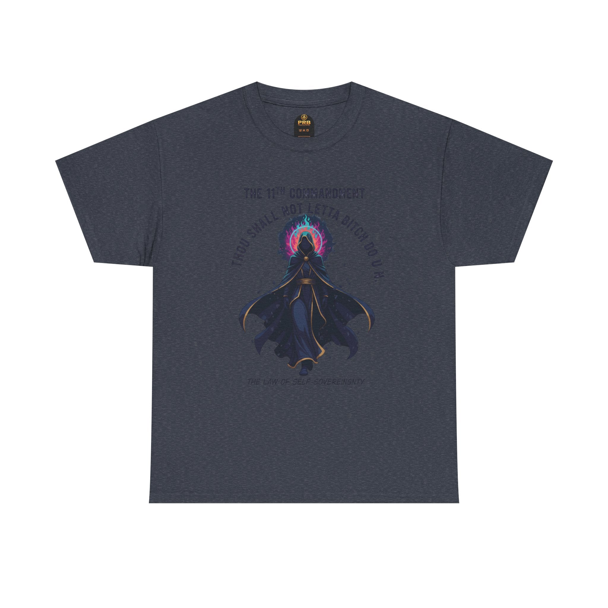 PRB Witchy Raven Graphic Tee — "Thou Shall Not Letta Bitch Do U N" by Printify