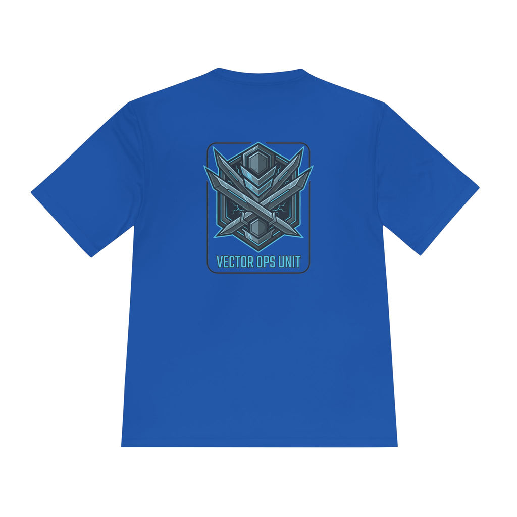 Power Runs Black PRB Blackline Vector Ops Unit Graphics Tee by Power Runs Black